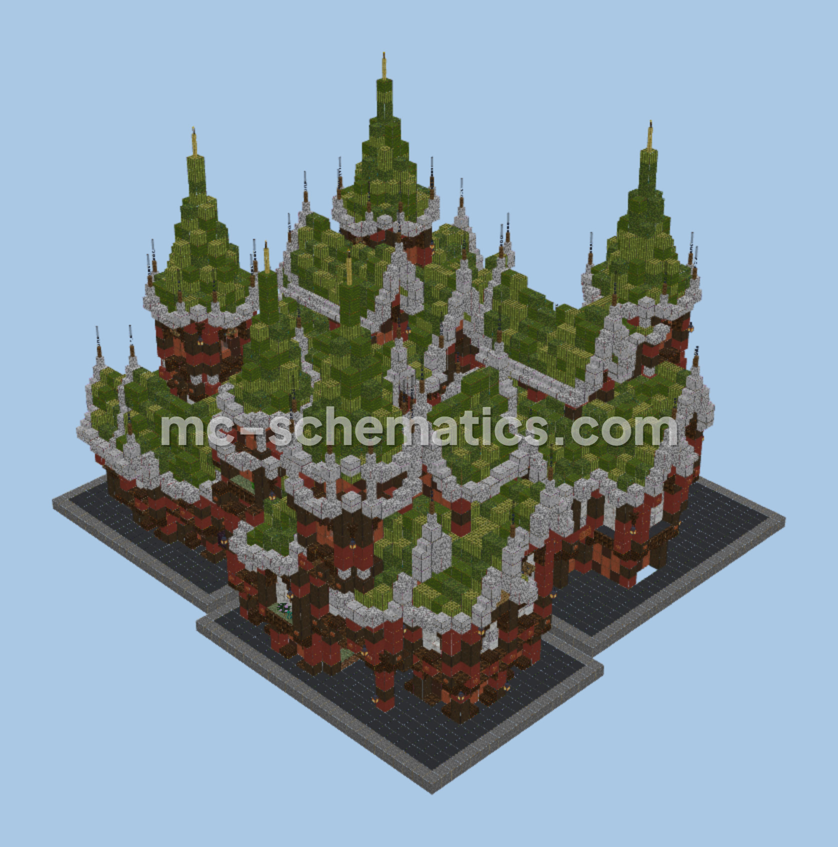 Christmas Fantasy House Pack Minecraft schematic preview