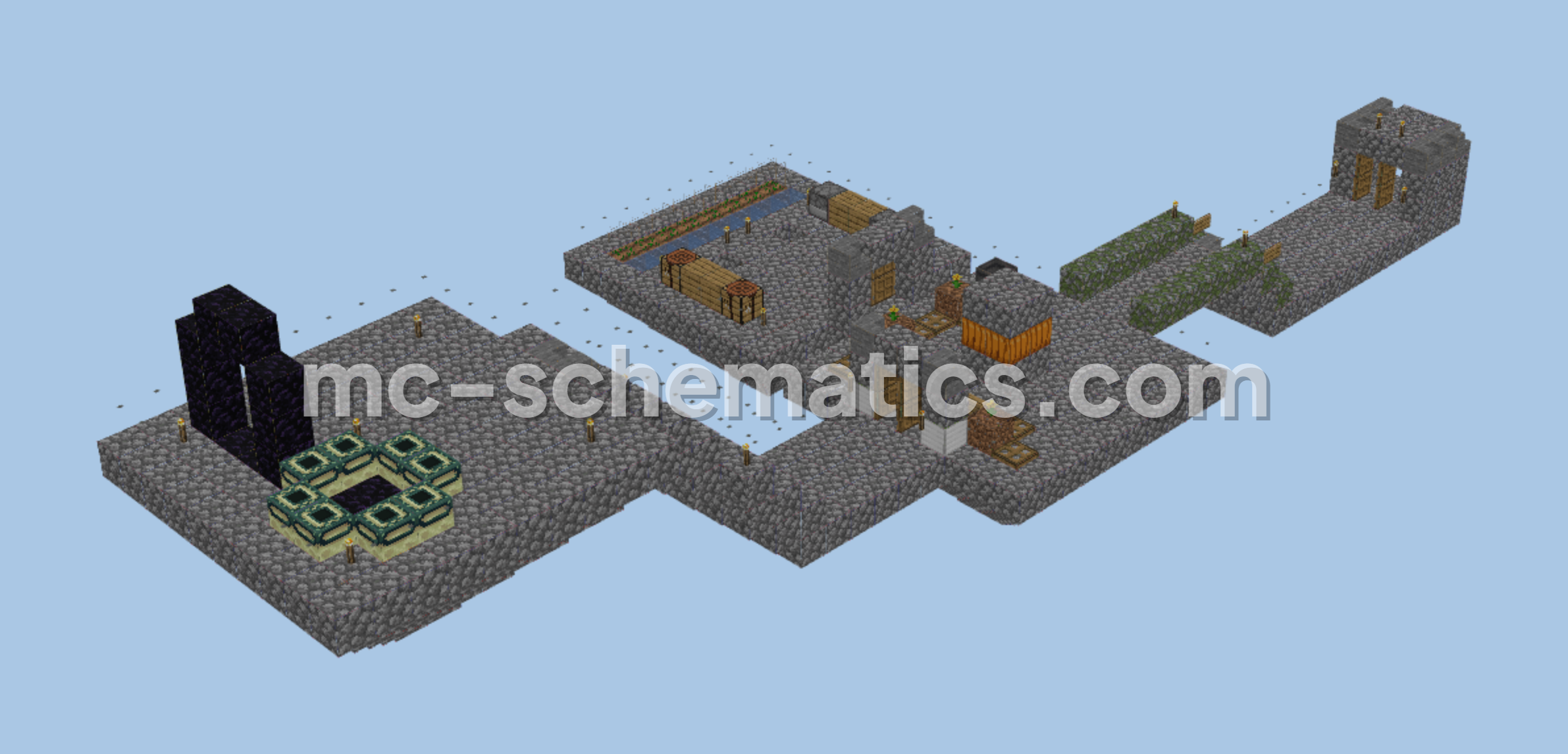 Chrono Trigger End Of Time Replica Minecraft schematic preview