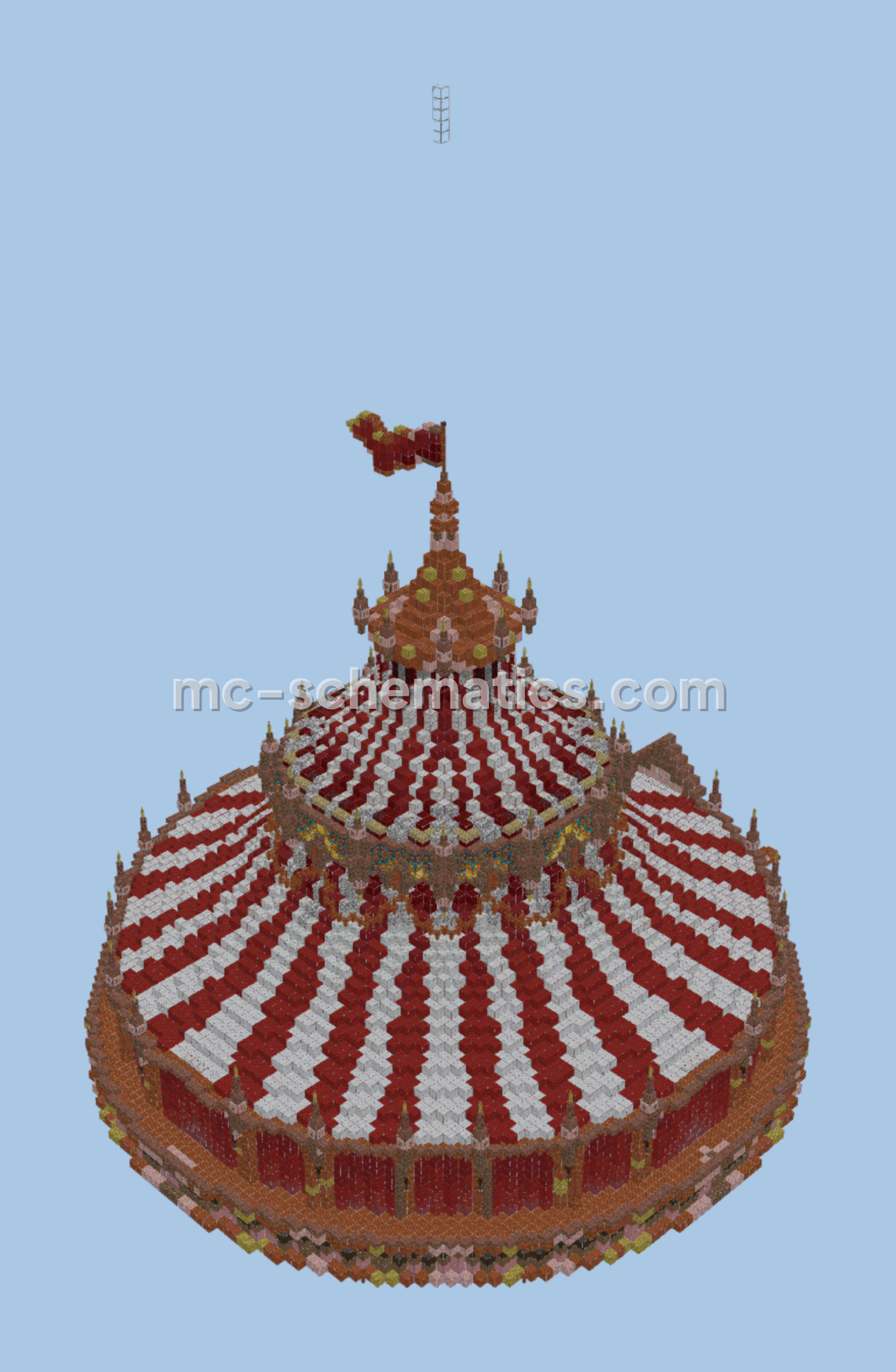 Circus Build Schematic Minecraft schematic preview
