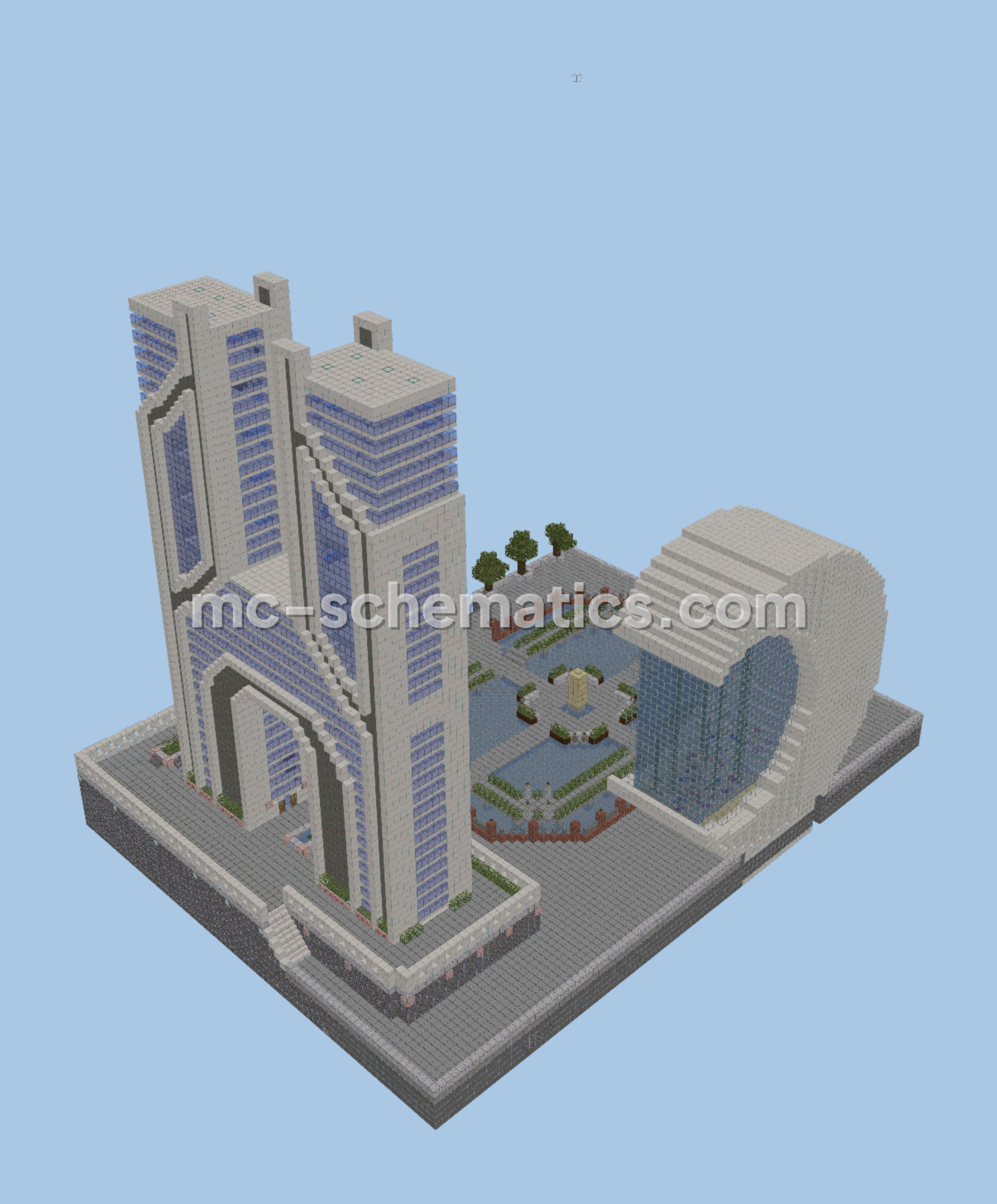 City Center Building Minecraft schematic preview