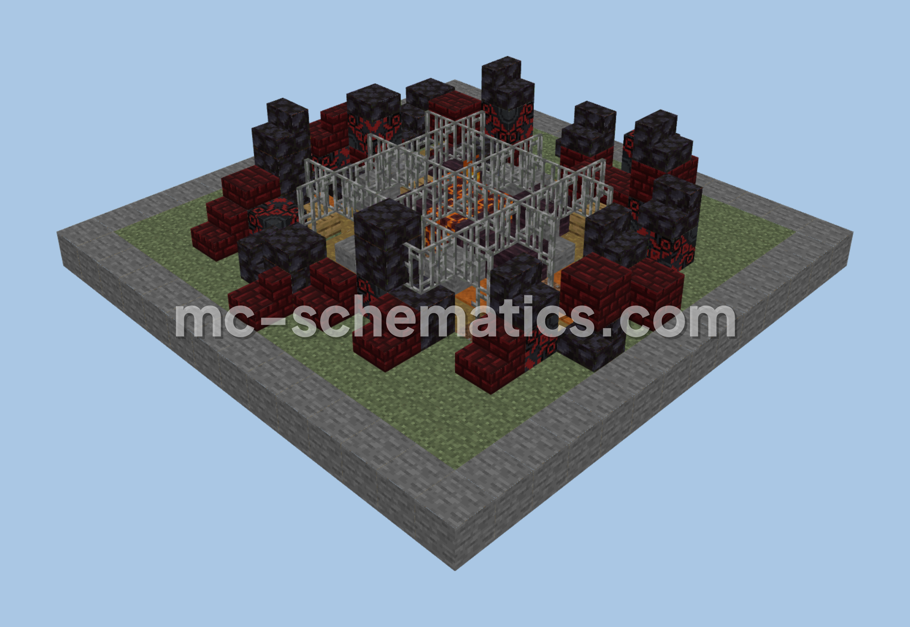 Clash of Clans Army Camp Level 9 Minecraft schematic