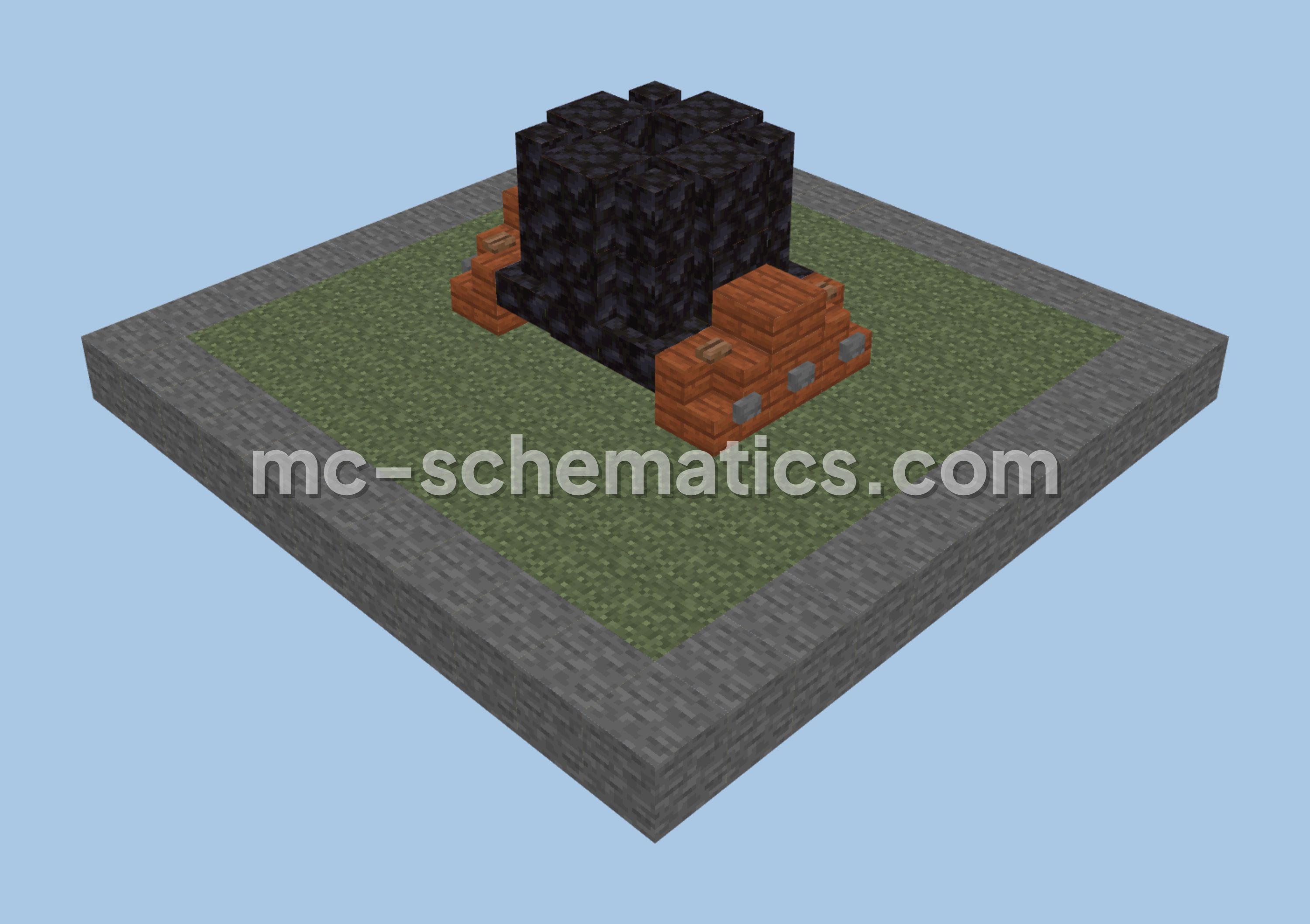 Clash of Clans Mortar Level 2 Minecraft Build Minecraft schematic preview