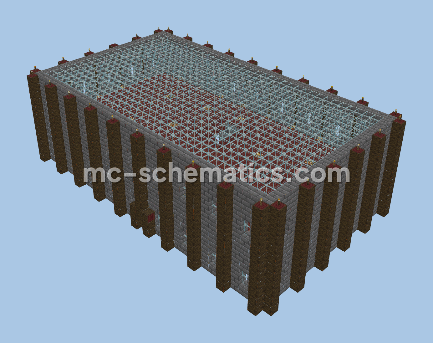 Classic Minecraft Survival Starter House Minecraft schematic