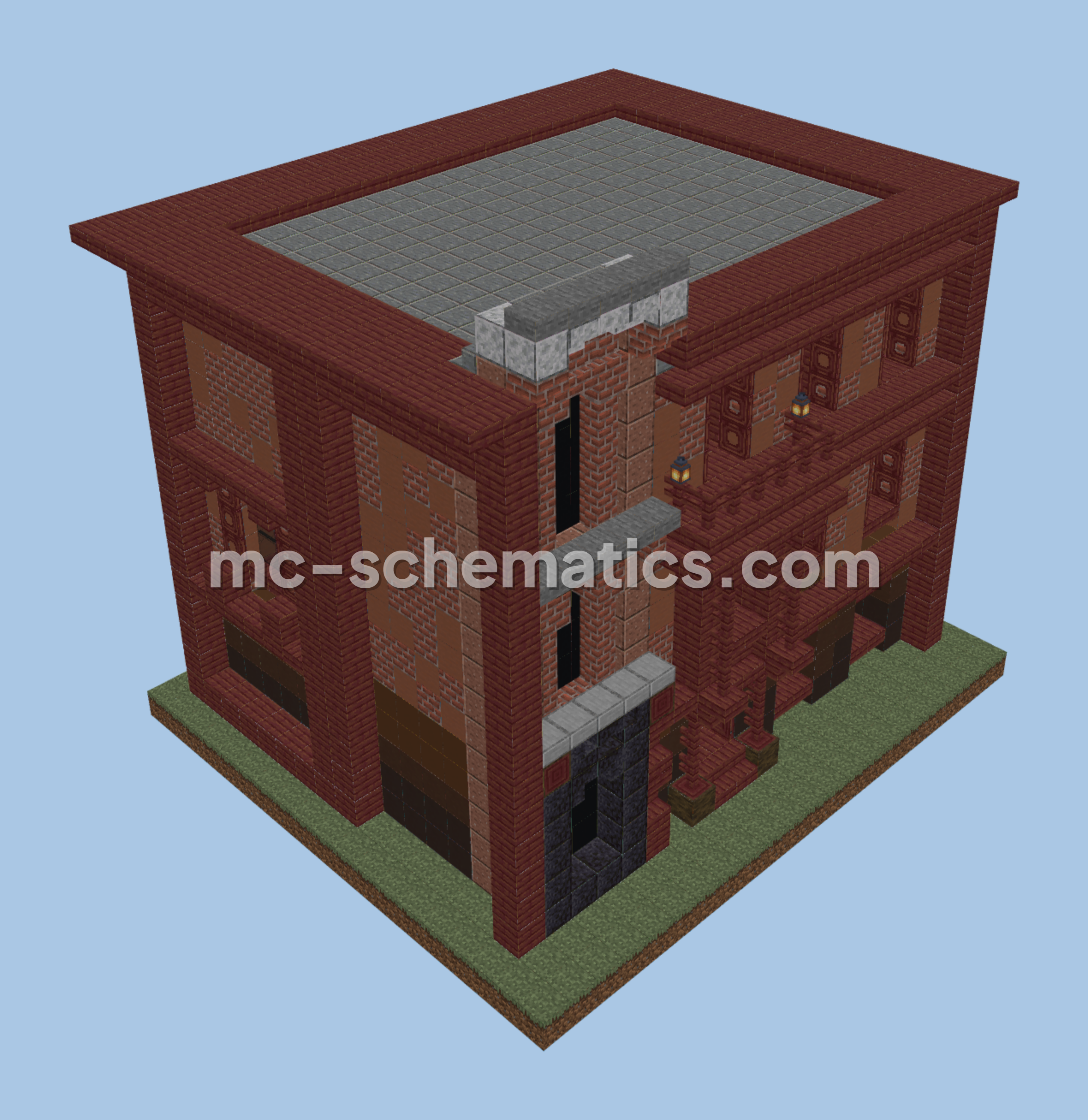 Classical House Number One Minecraft schematic preview