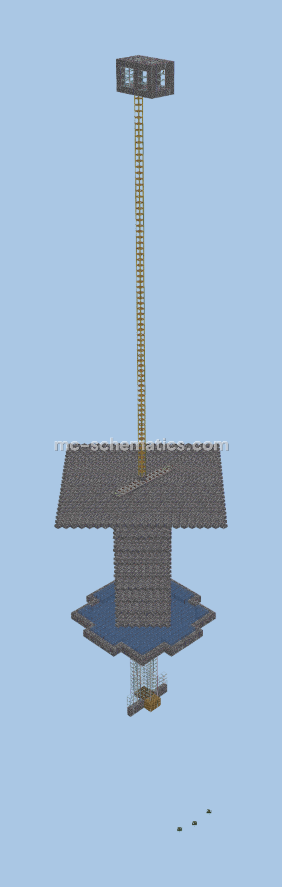 Clockwork Mob Farm Minecraft schematic preview