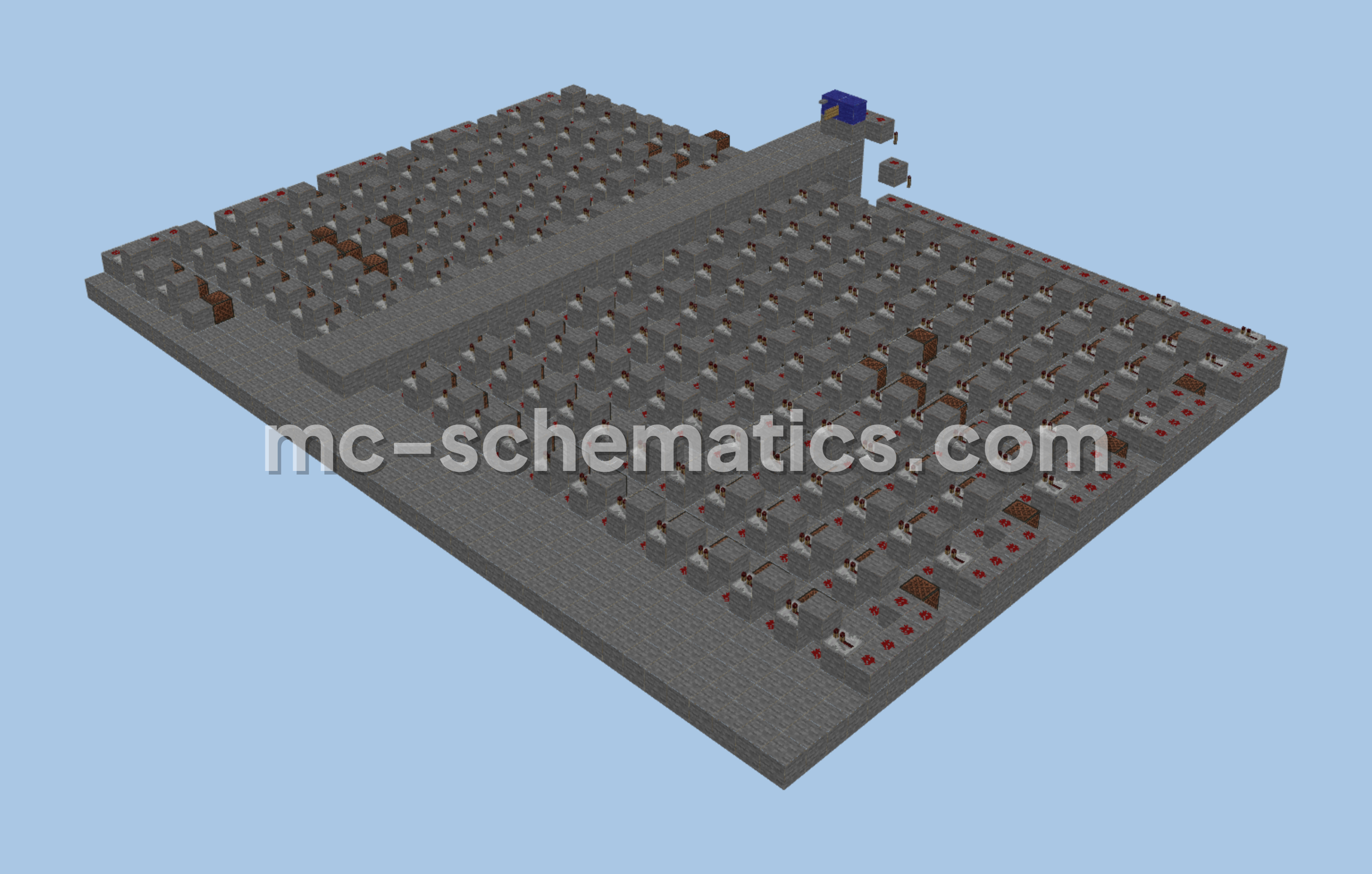 Coffin Dance Note Block Song Minecraft schematic preview