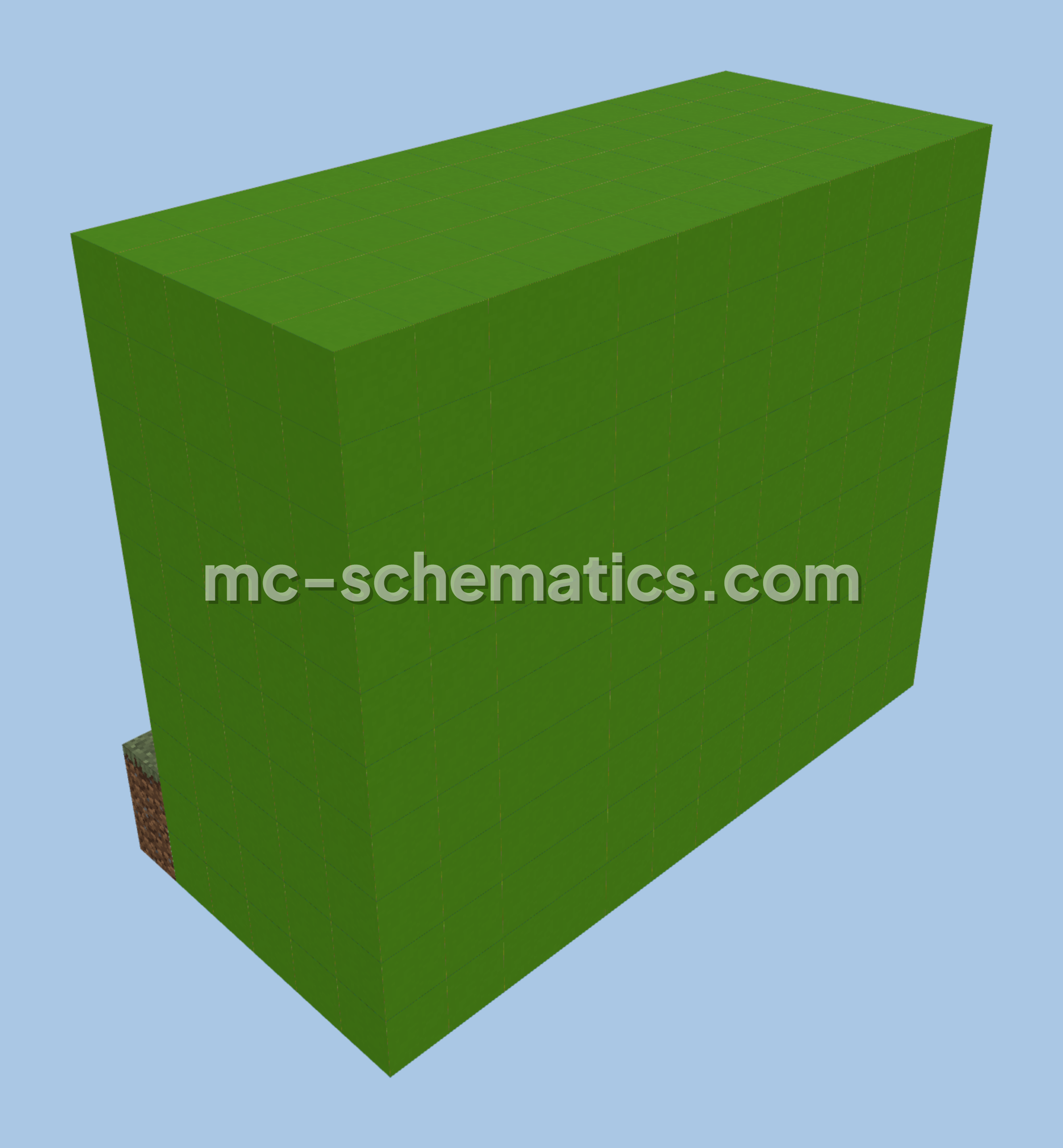 Compact Automatic Sugarcane Harvesting Farm Minecraft schematic preview