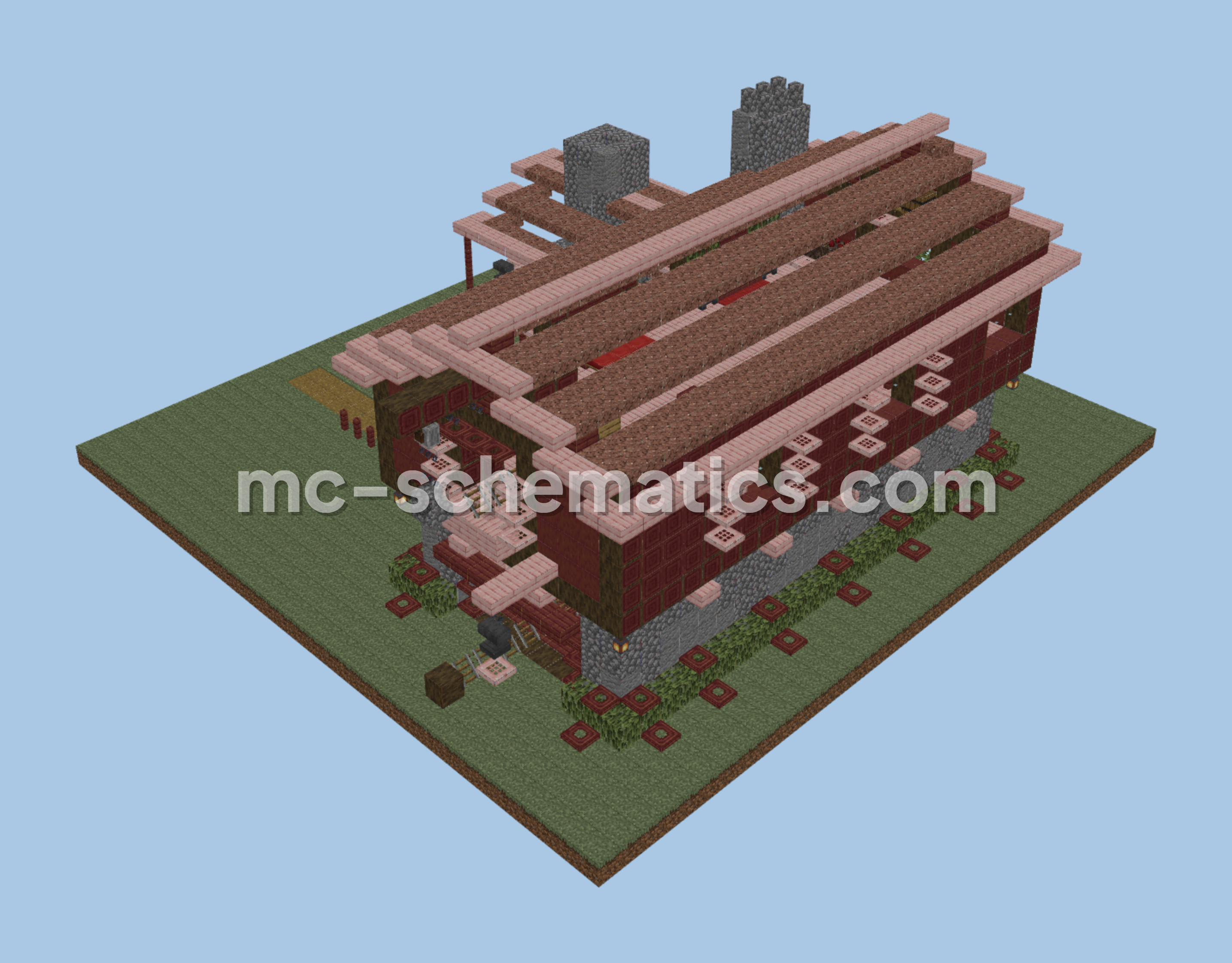 Compact Blacksmith Workshop Minecraft schematic preview