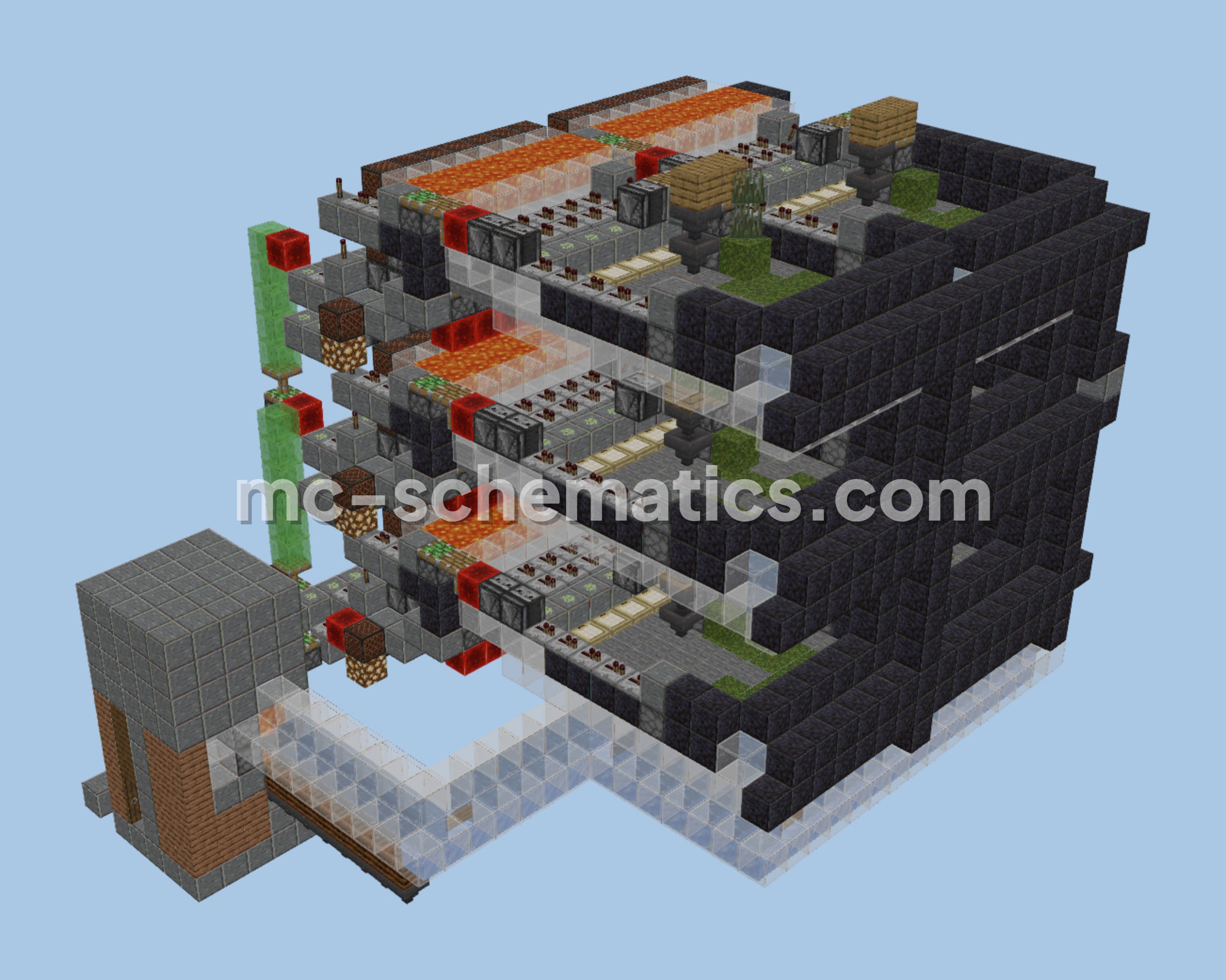Compact Bonemeal Farm Minecraft schematic preview