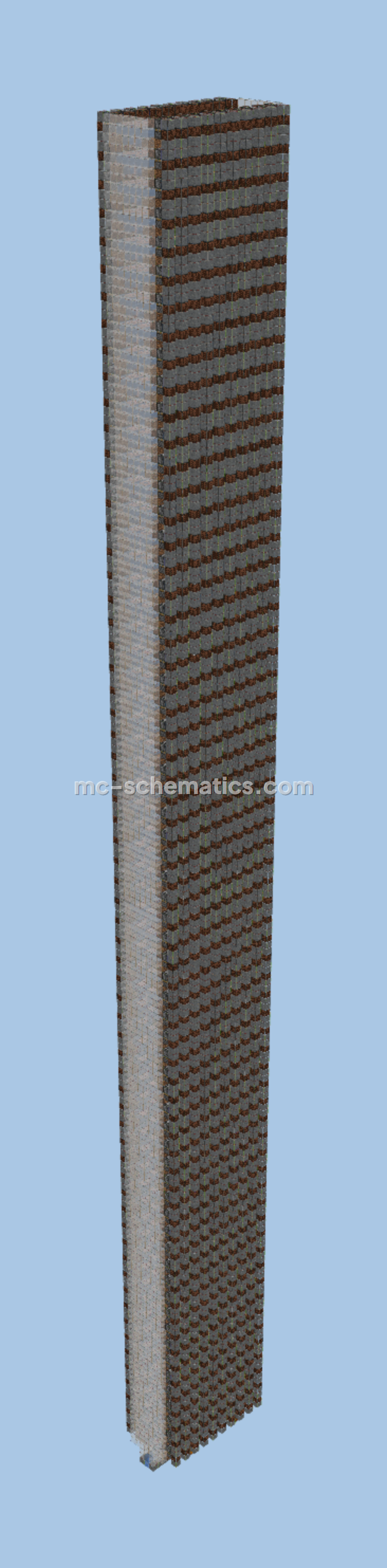 Compact Melon Pumpkin Farm Minecraft schematic preview