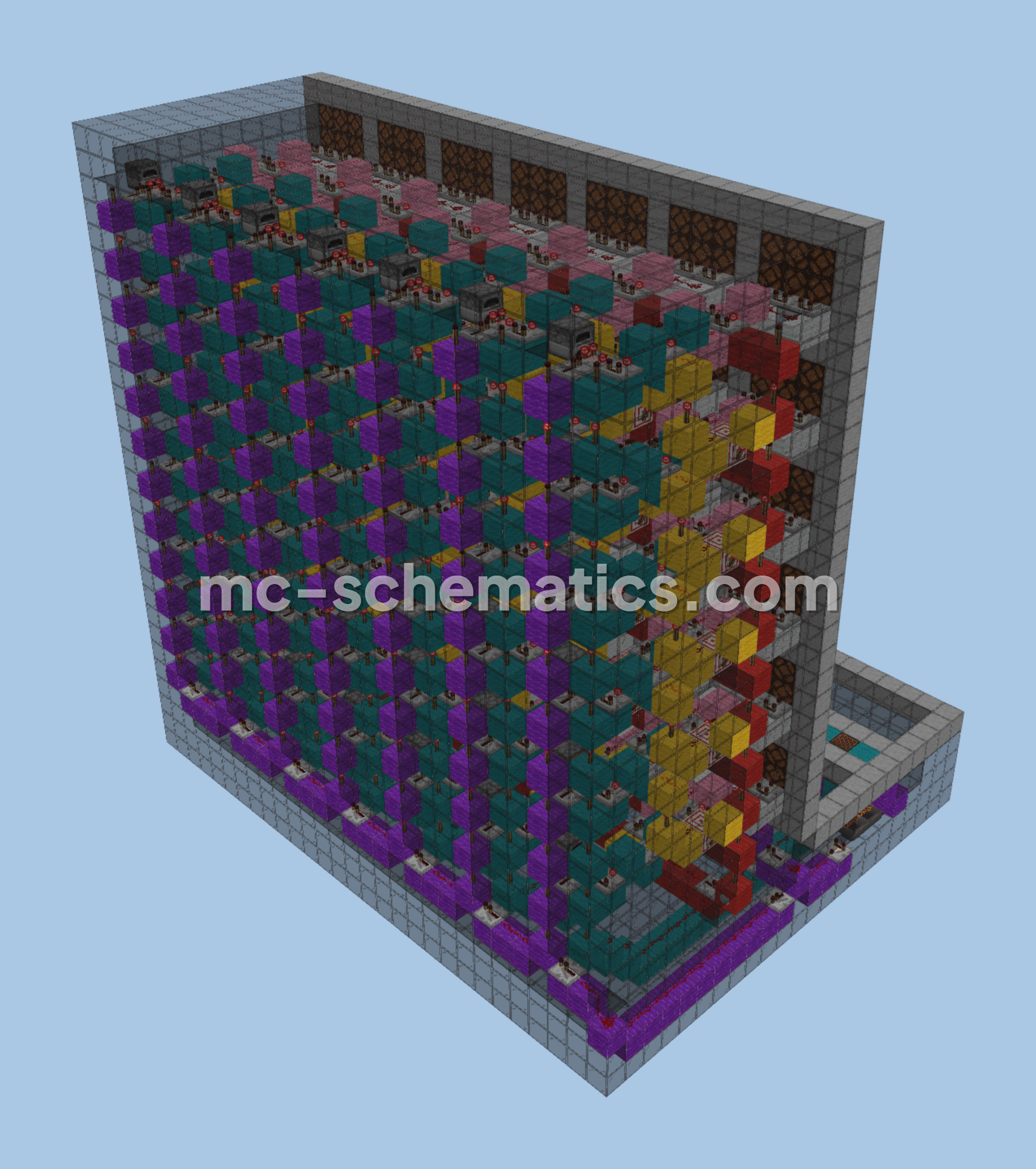 Connect Four Game Minecraft schematic preview