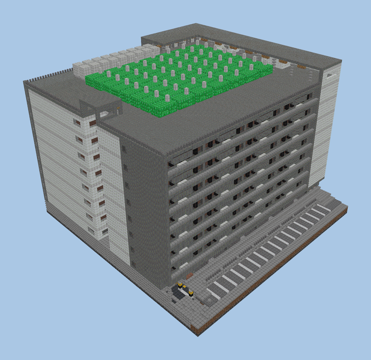 Large Corporate Office Building Minecraft schematic preview