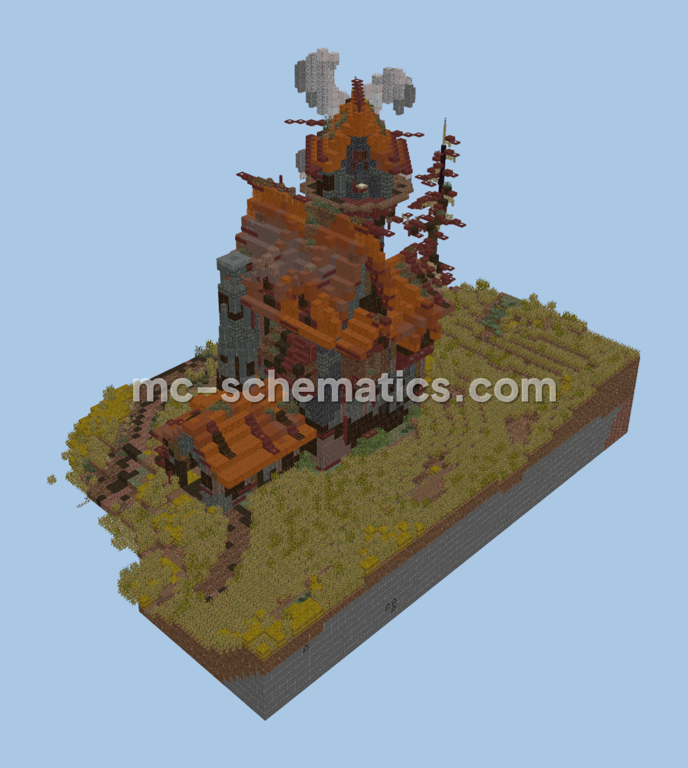 Cozy Countryside Adventurer's House Minecraft schematic preview
