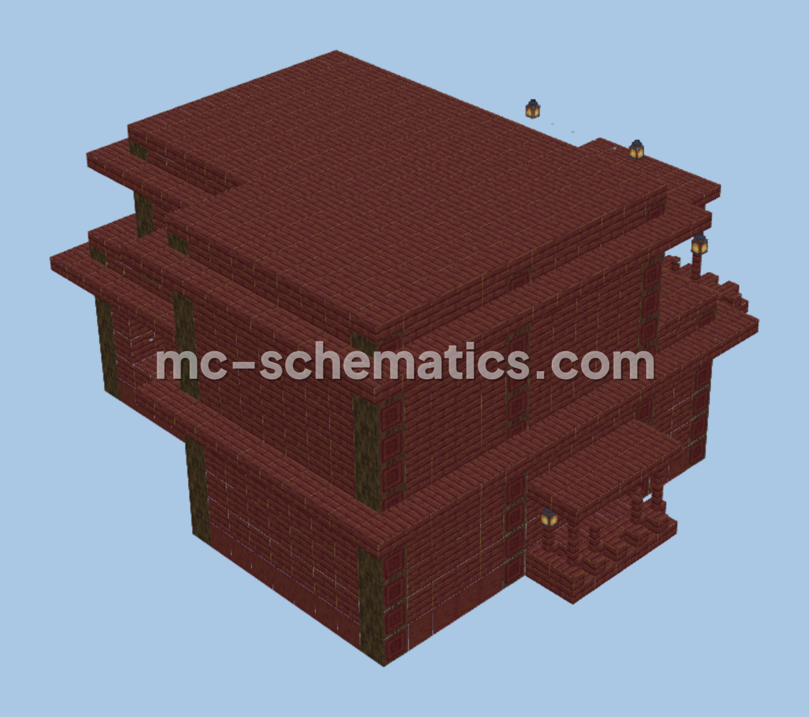 Cozy Family Holiday House Minecraft schematic