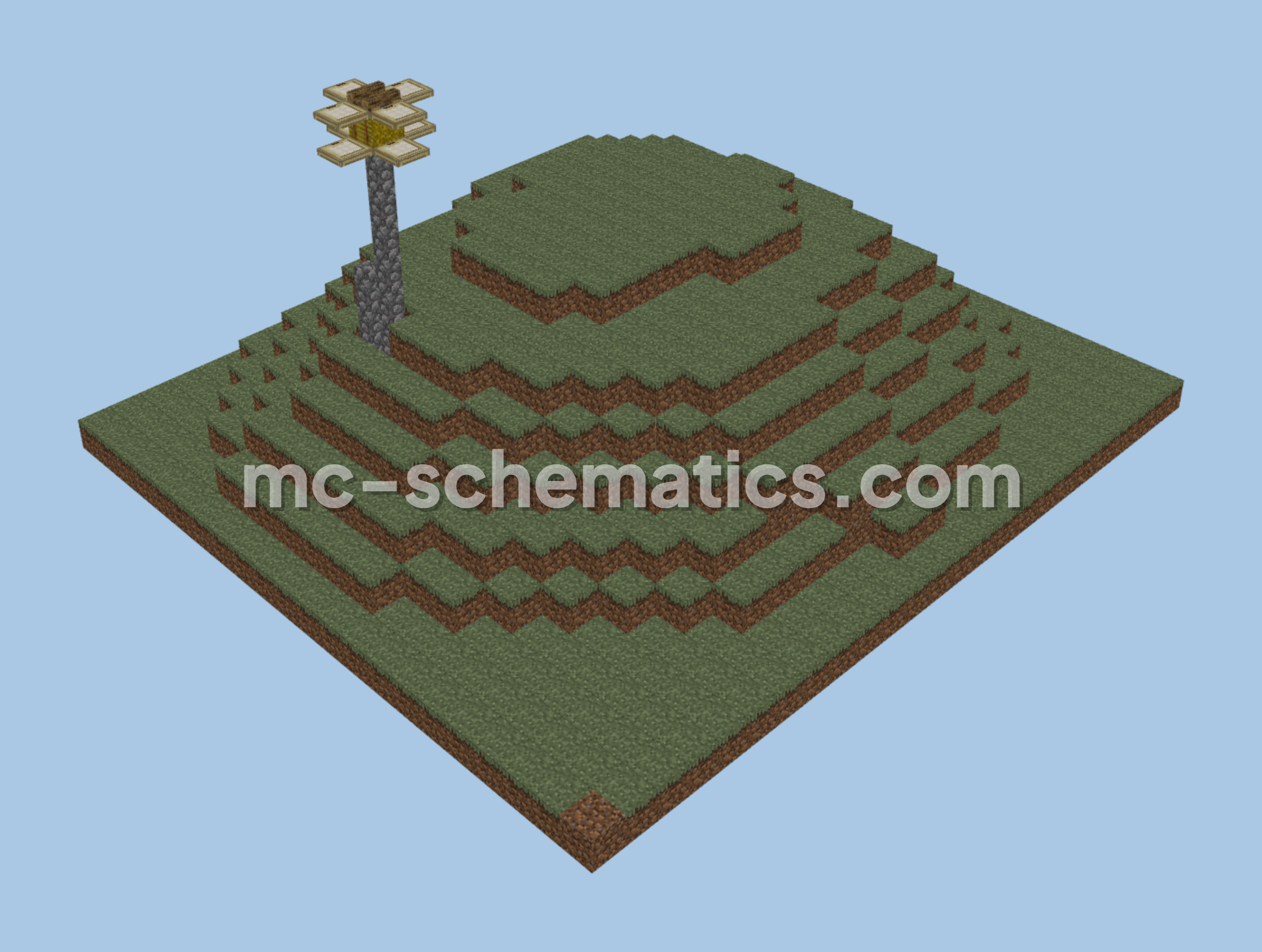 Cozy Hobbit Hole Dwelling Minecraft schematic preview