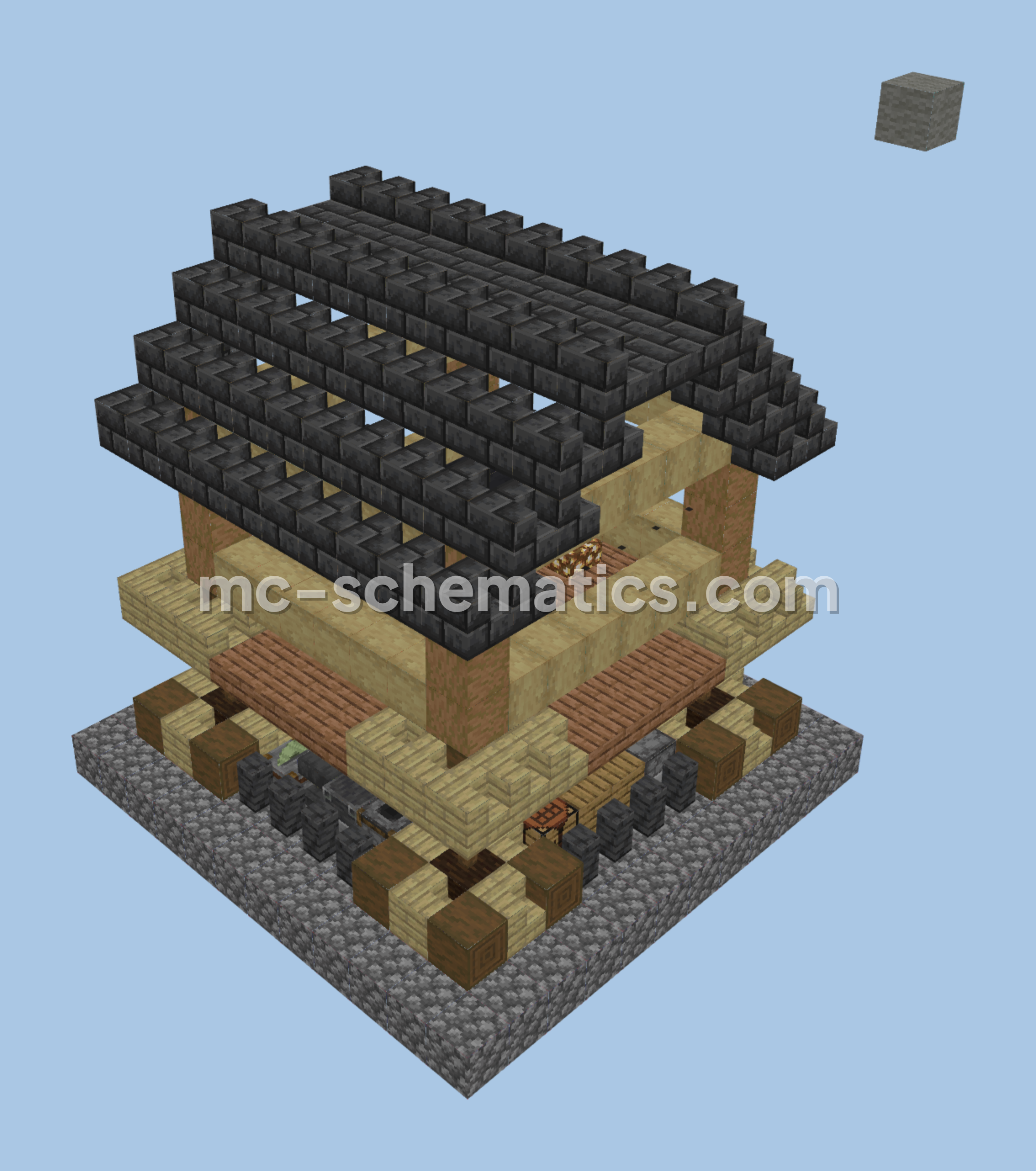 Cozy Little House Minecraft schematic preview
