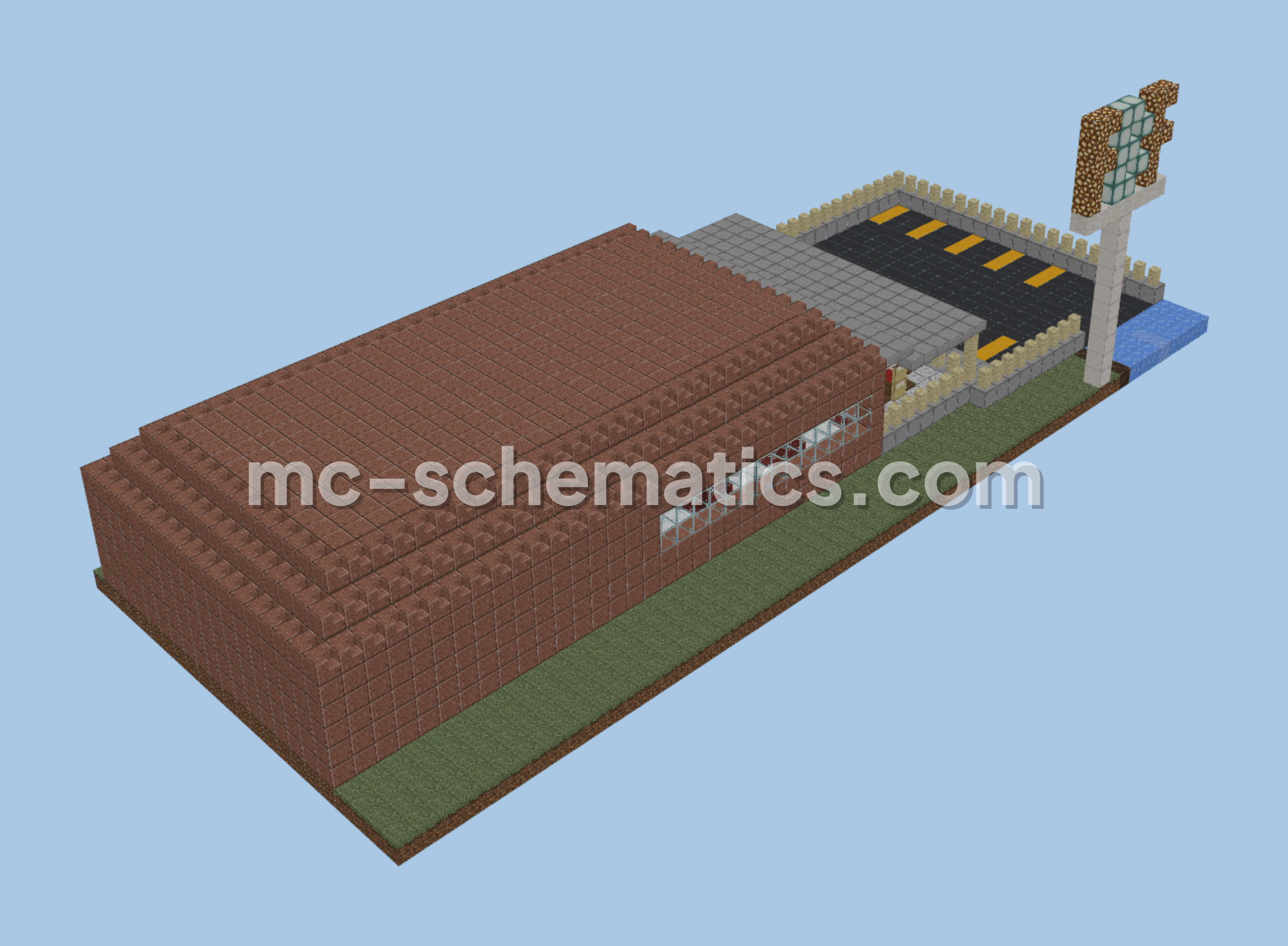 Cozy Mid-Size Restaurant Minecraft schematic preview