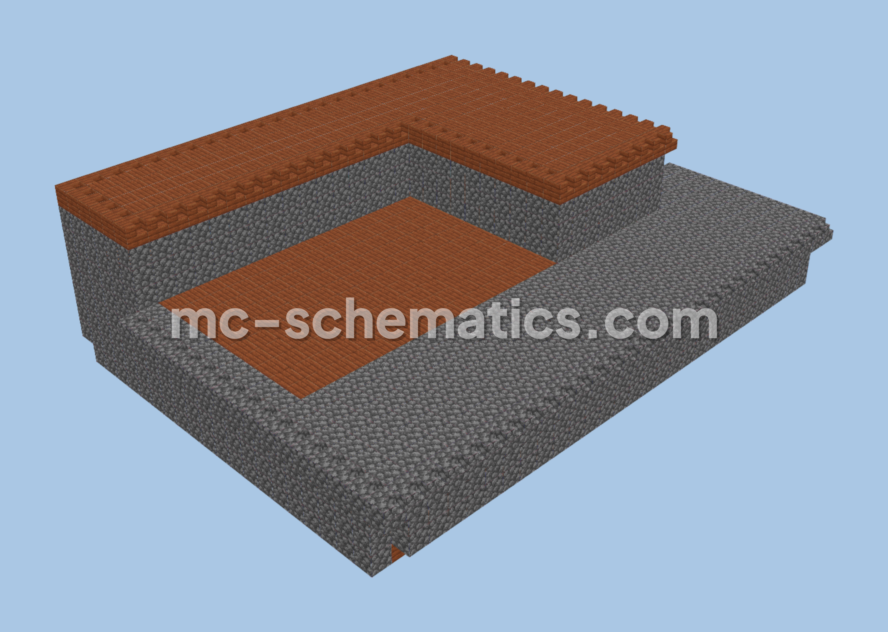 Cozy Motel Structure Minecraft schematic preview