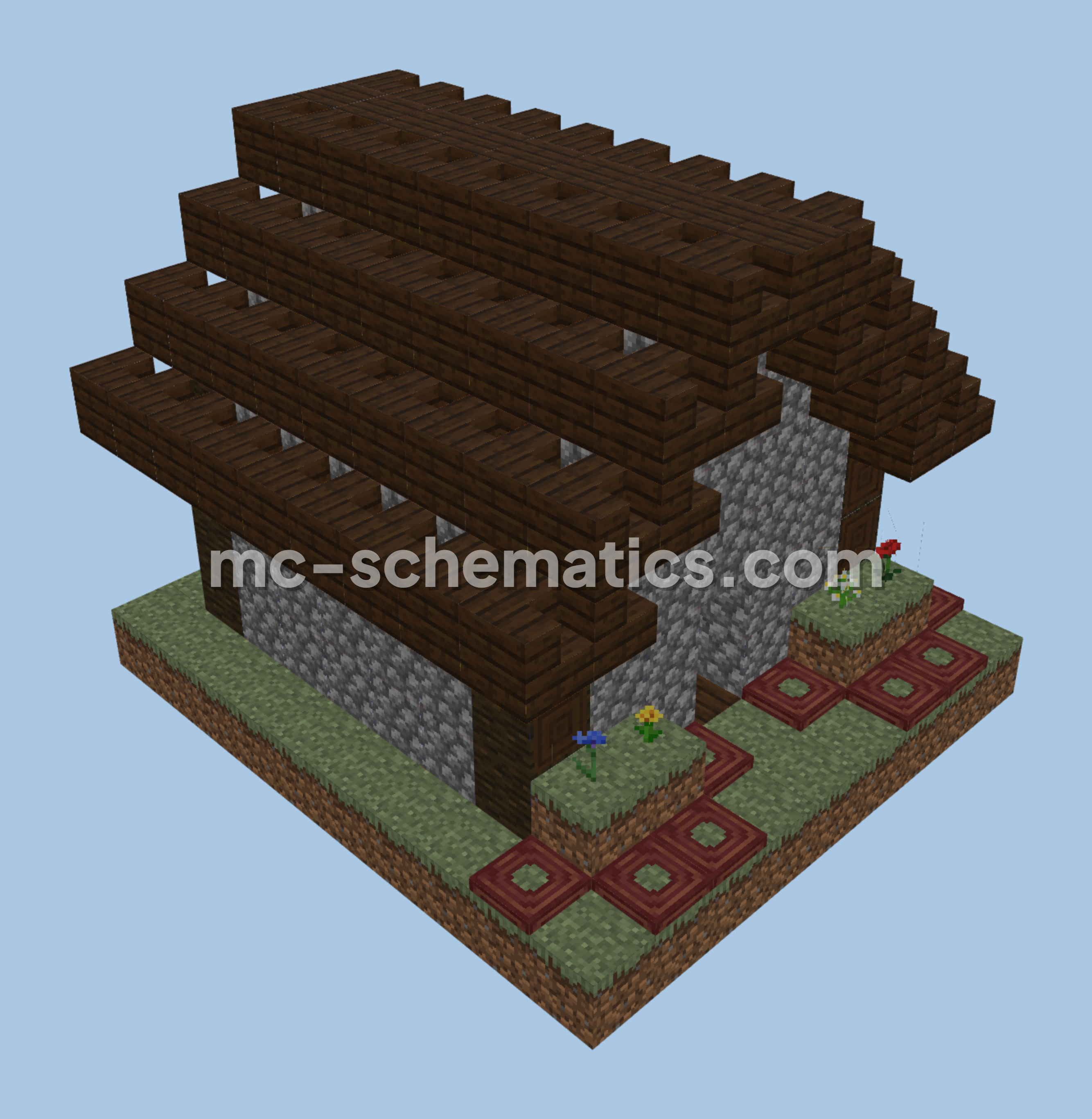 Cozy Survival Home Minecraft schematic preview