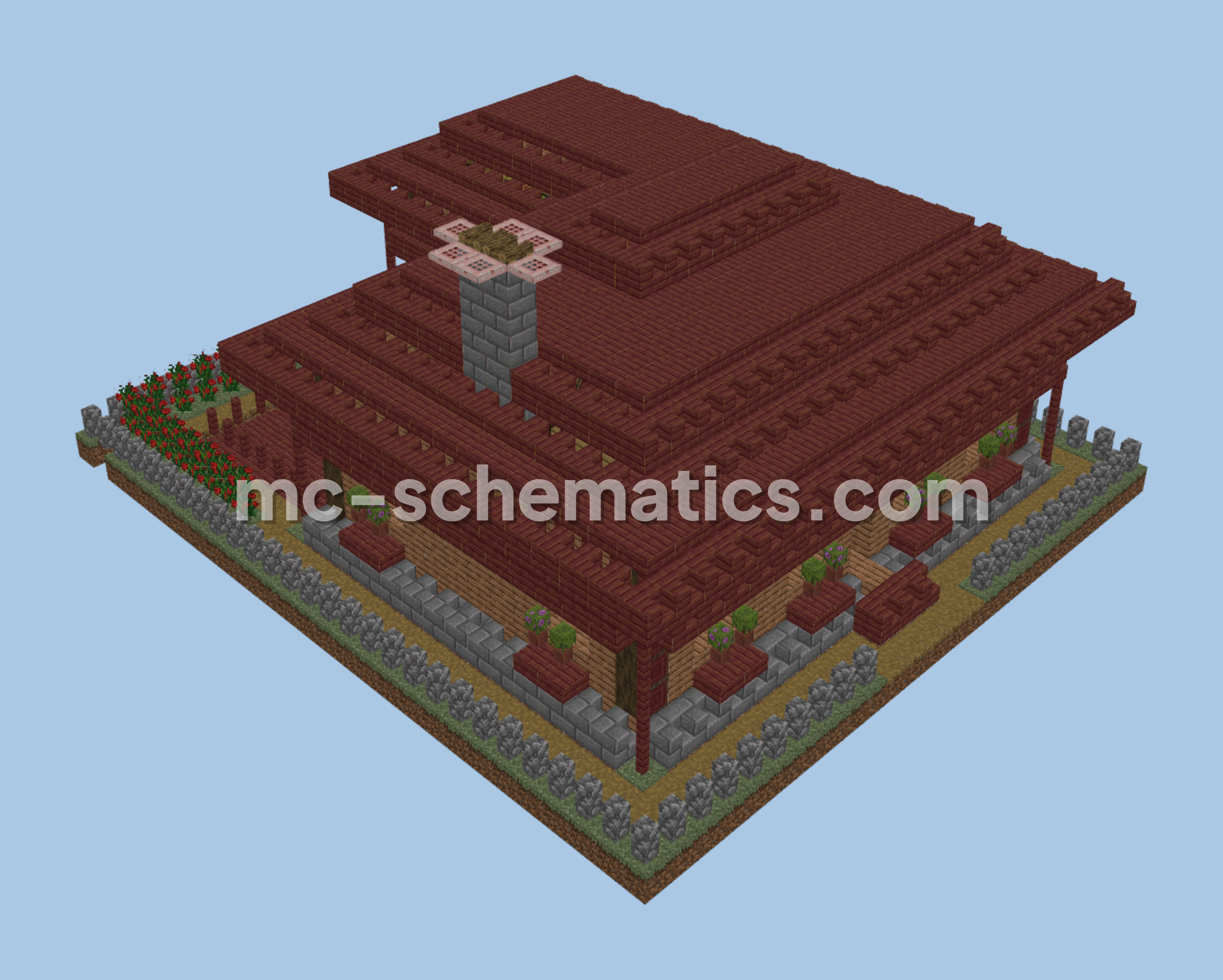 Cozy Wooden Dwelling Minecraft schematic preview