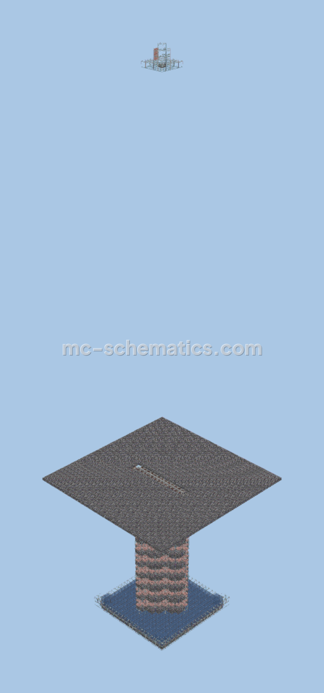 Creeper Farm 1100 Per Hour Minecraft schematic