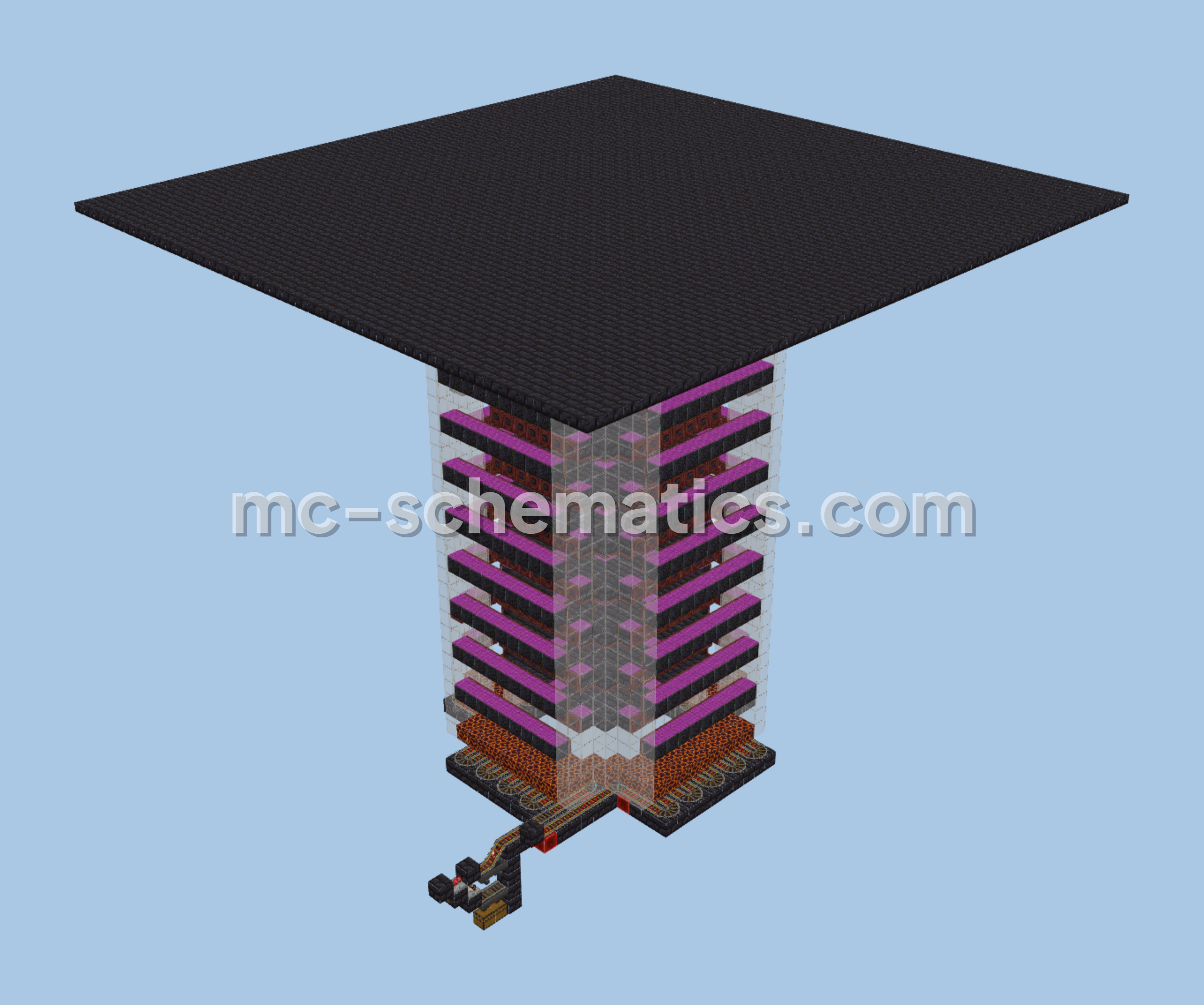 Creeper Farm 13000 Per Hour Minecraft schematic preview