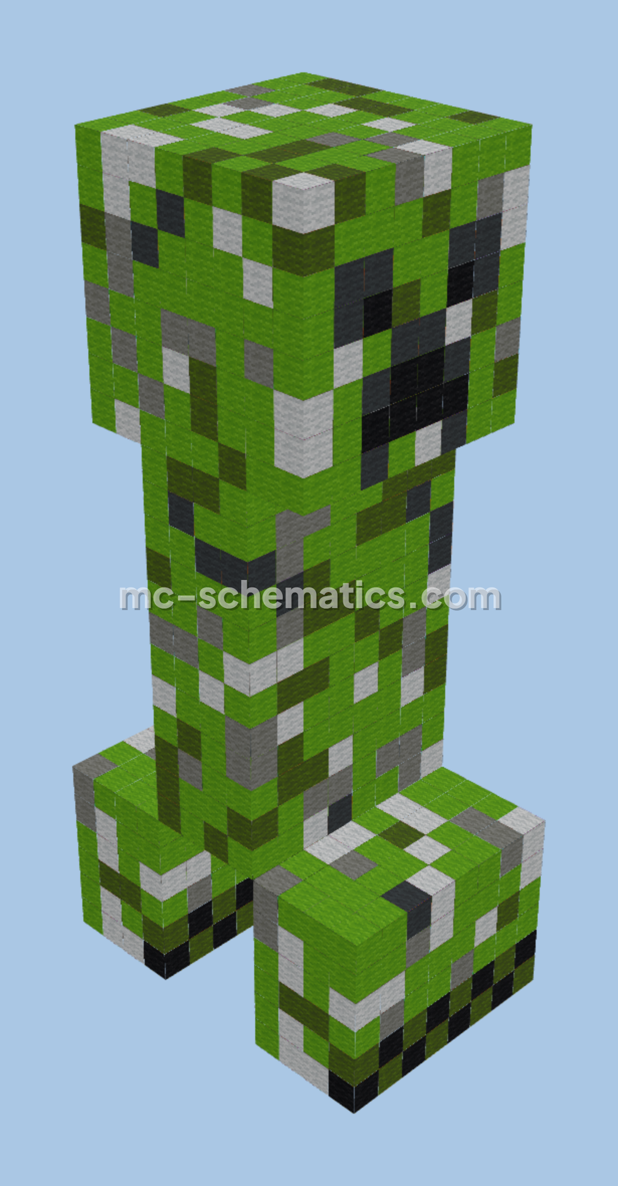 Creeper Statue Minecraft schematic preview
