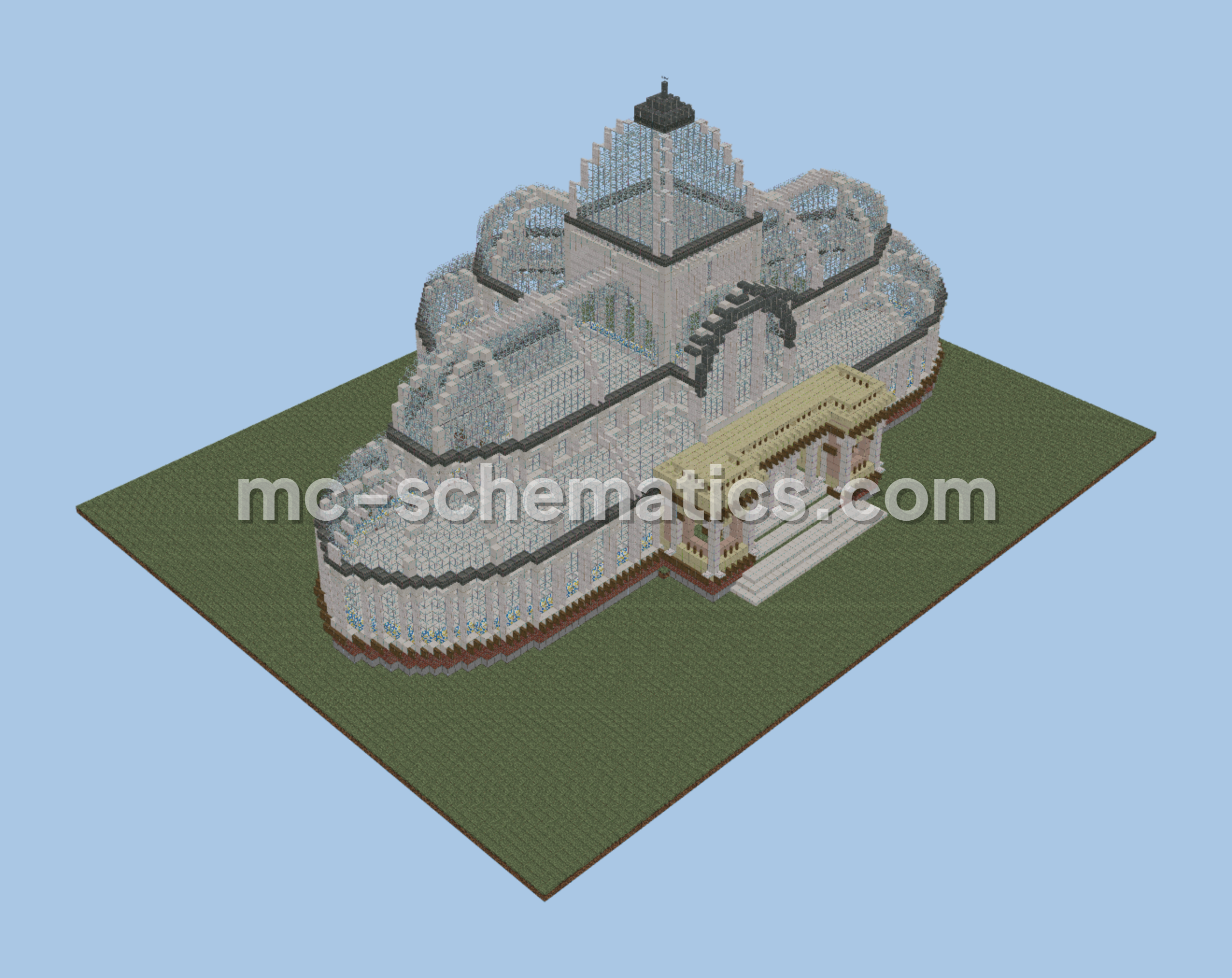 Crystal Palace Replica Minecraft schematic preview