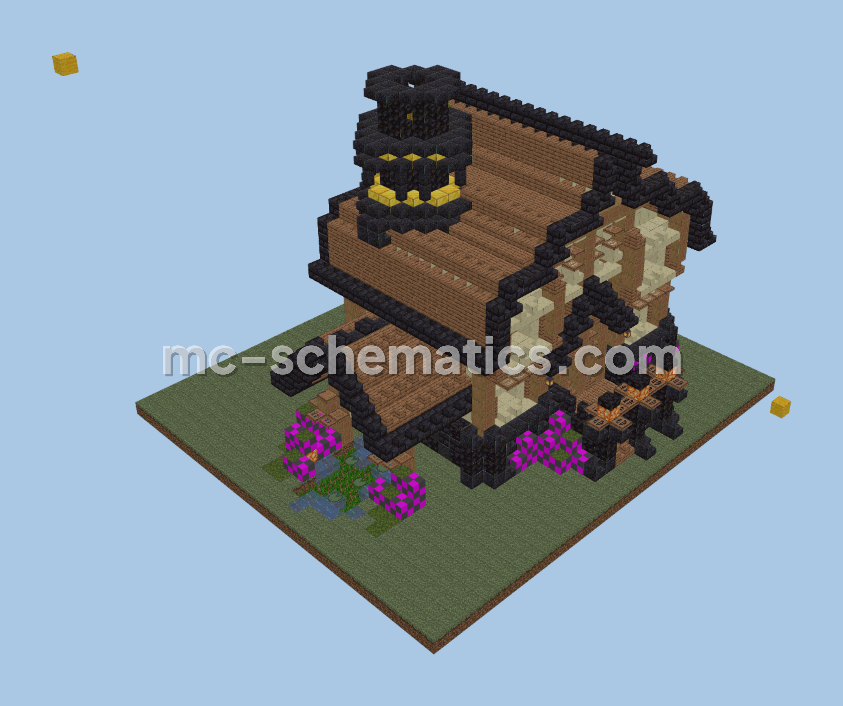 Custom Survival House Two Story Minecraft schematic