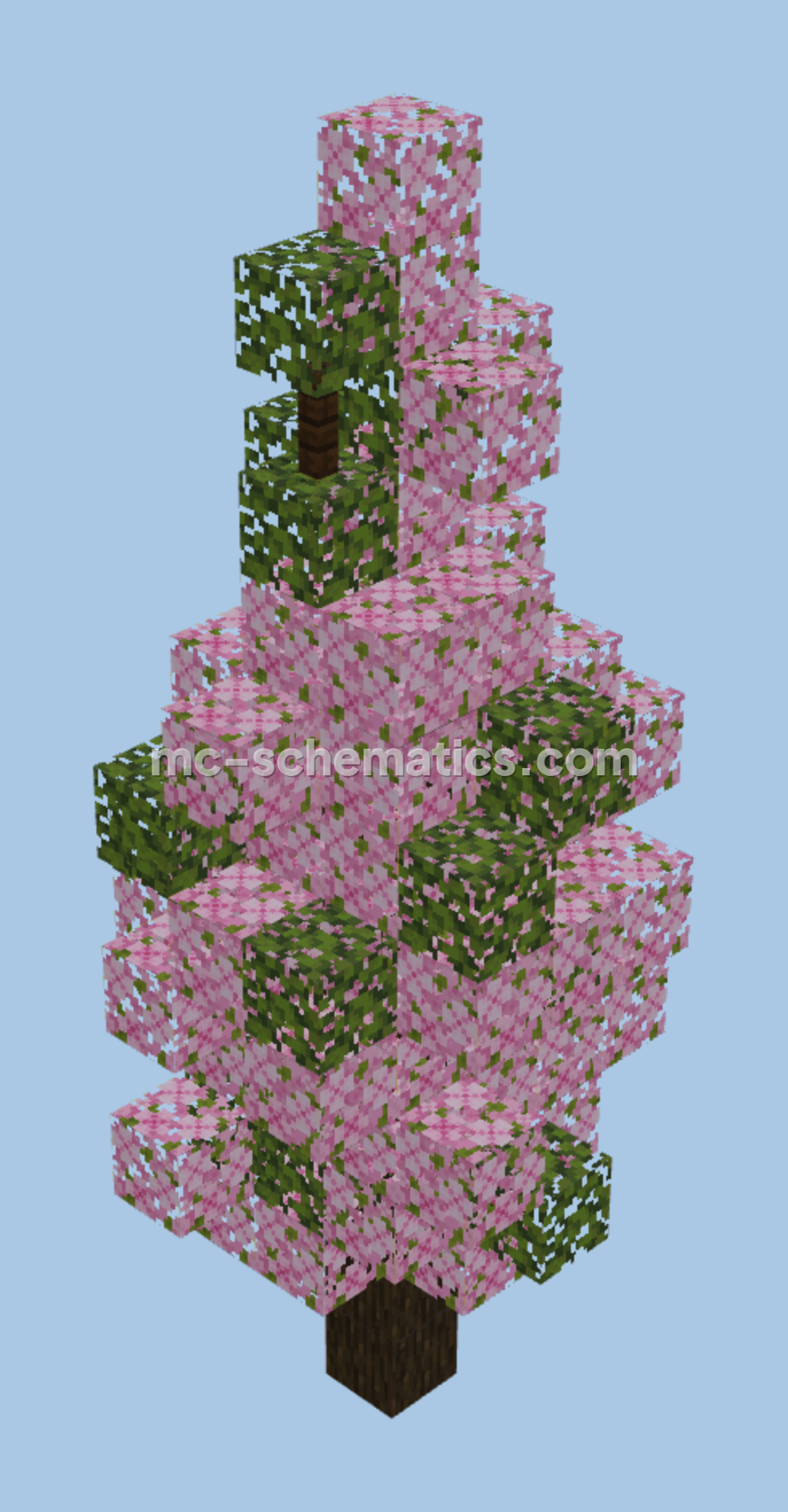 Custom Tree Pack One Minecraft schematic preview