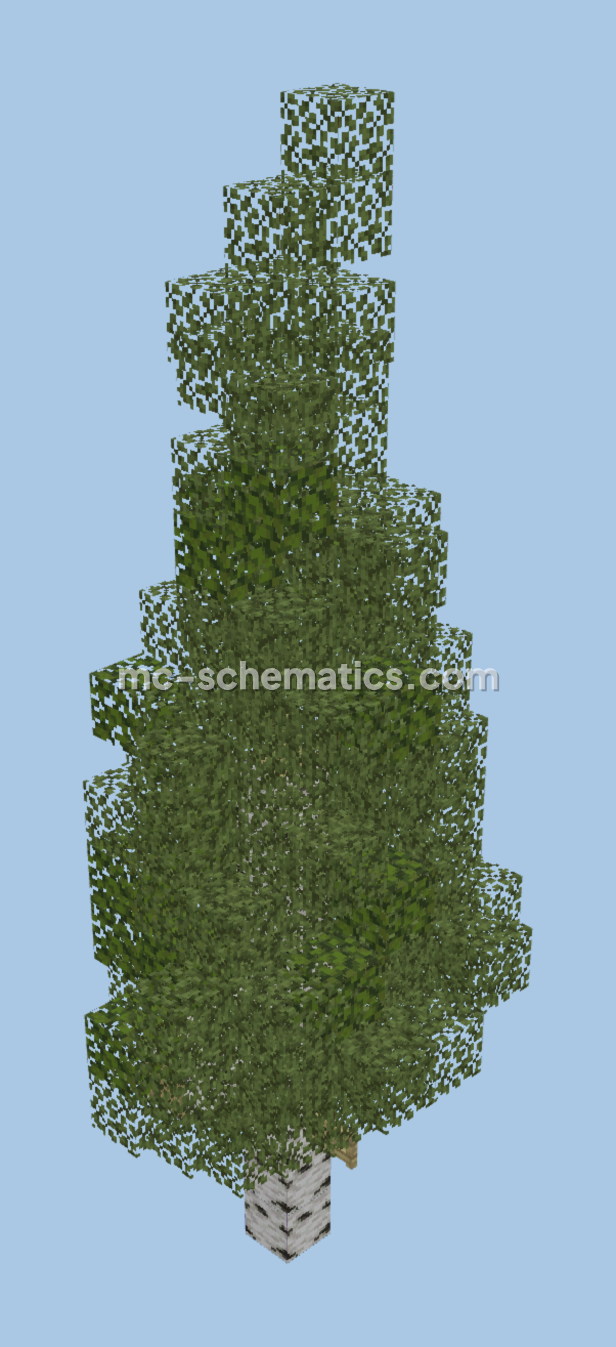 Custom Tree Pack Volume 2 Minecraft schematic preview