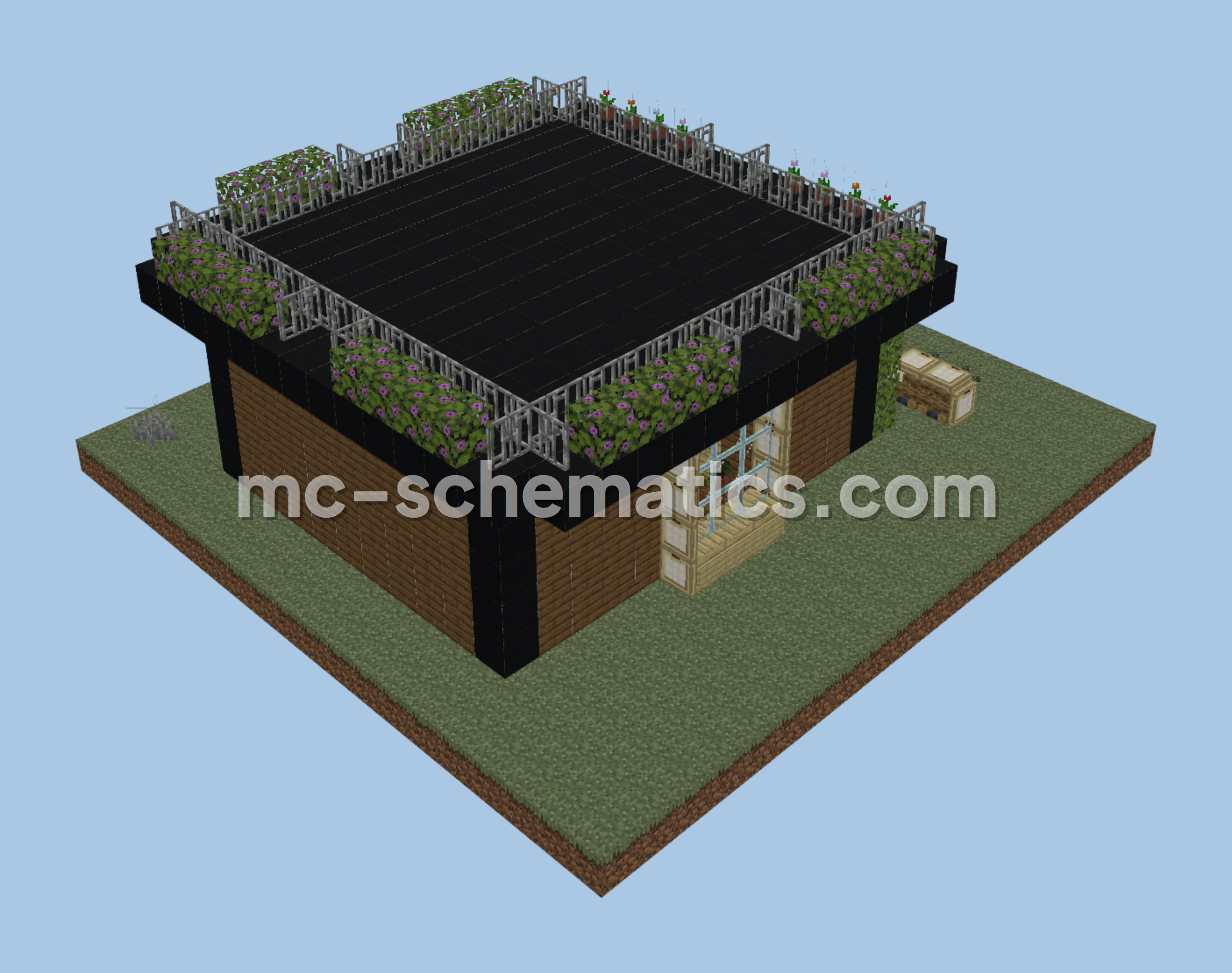 Cute Flower Shop Schematic Minecraft schematic preview