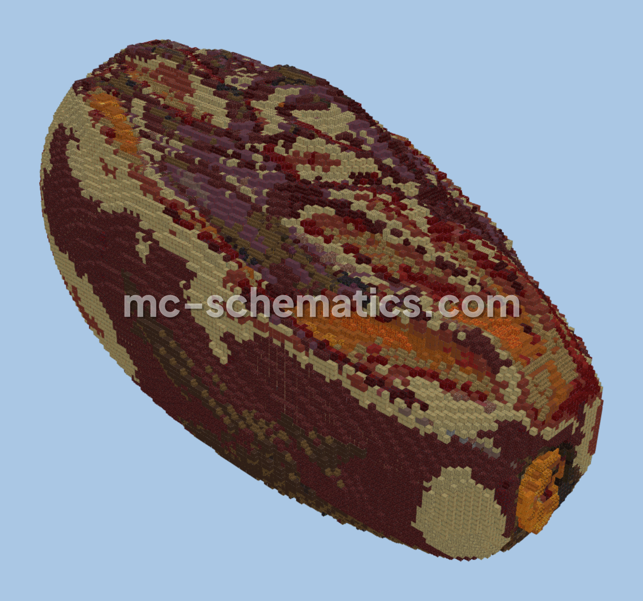 Date Fruit Decoration Minecraft schematic preview