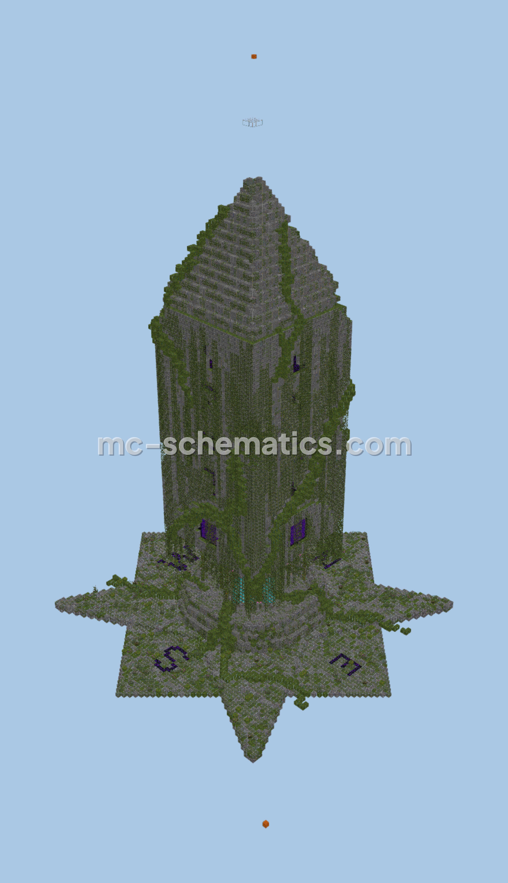 Decorated Mob Spawner Monolith Minecraft schematic
