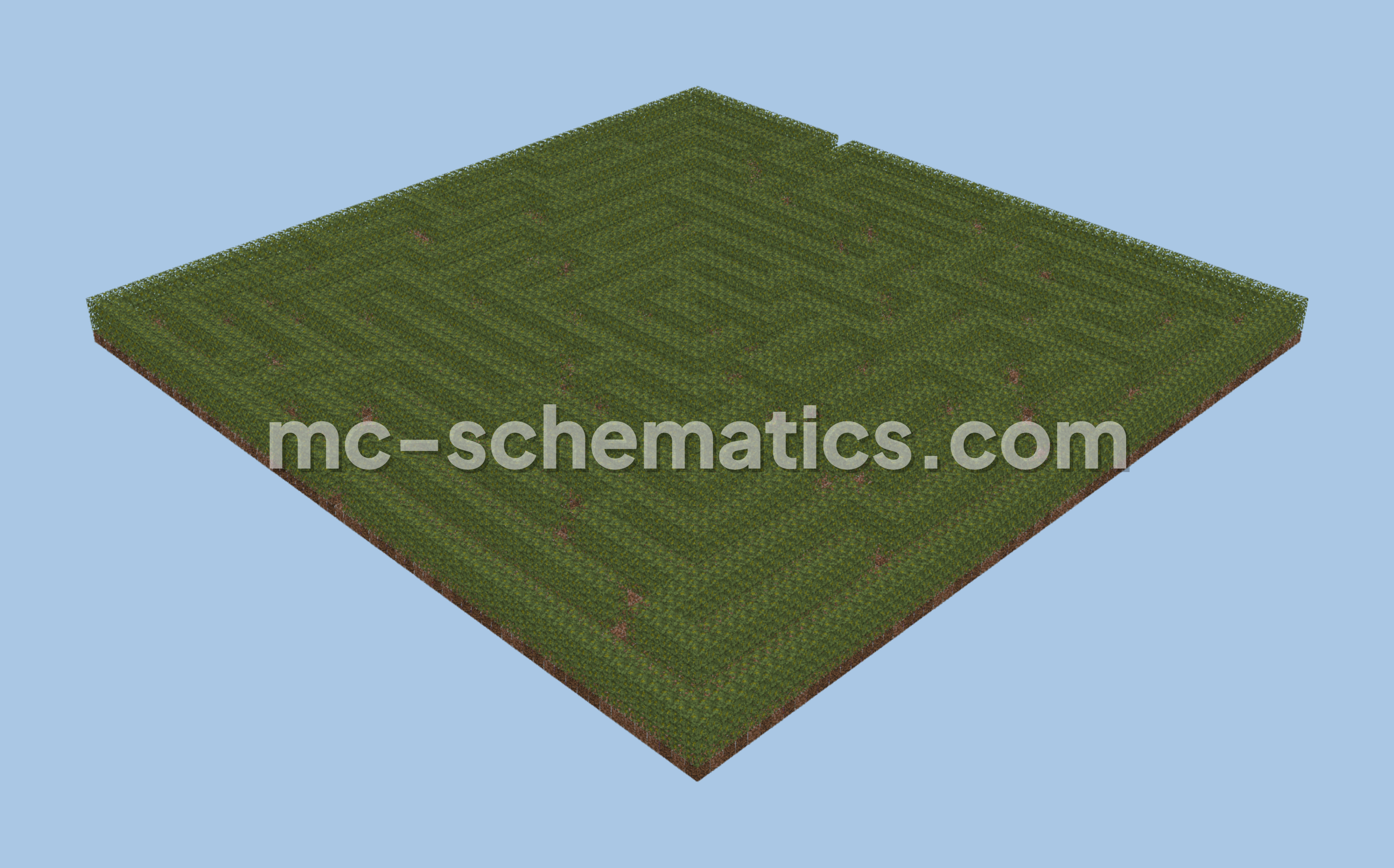 Decorative Garden Hedge Maze for Minecraft Landscaping Minecraft schematic