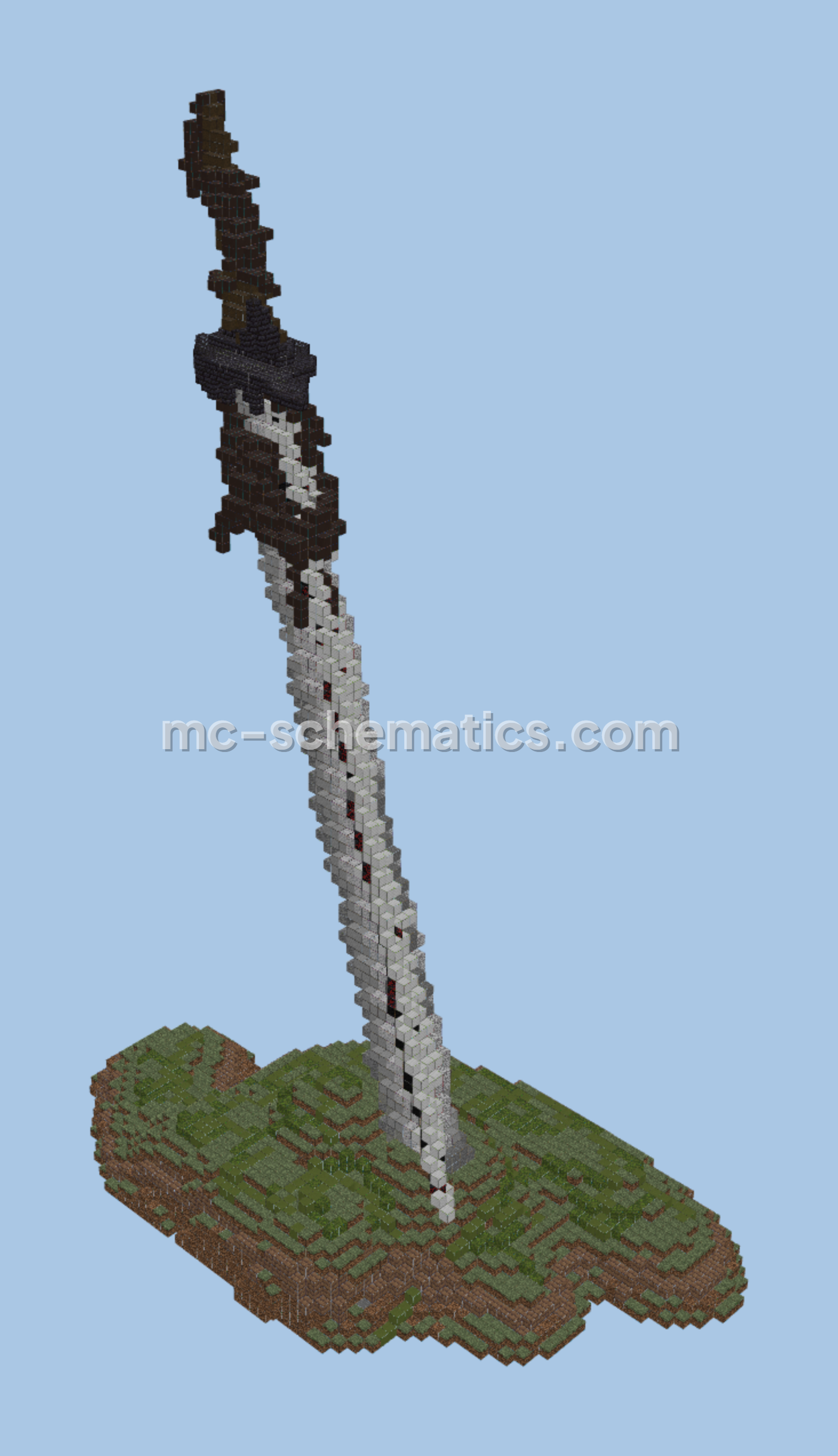 Decorative Guardian Sword Minecraft schematic preview