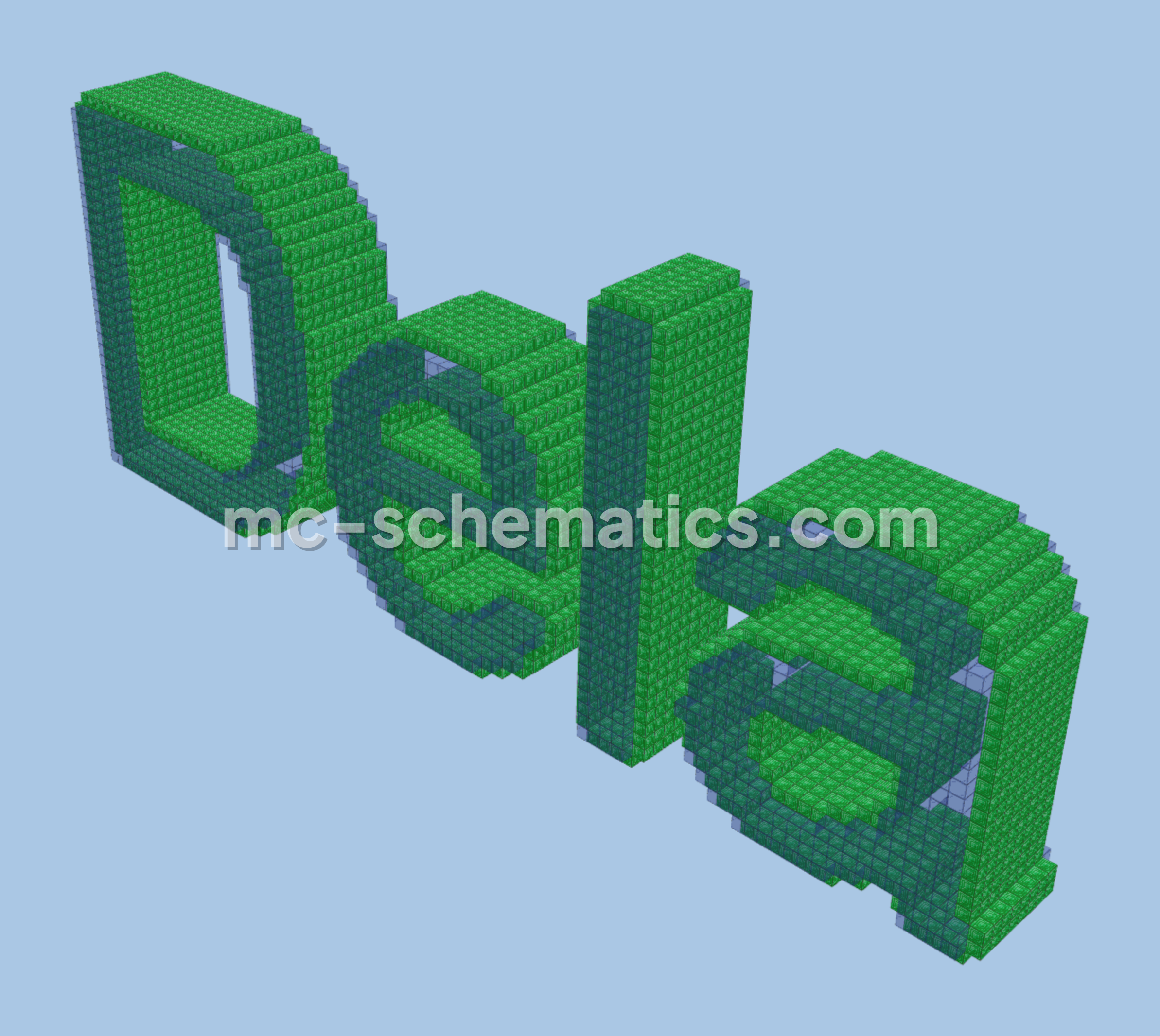 Dela Structure Minecraft schematic preview