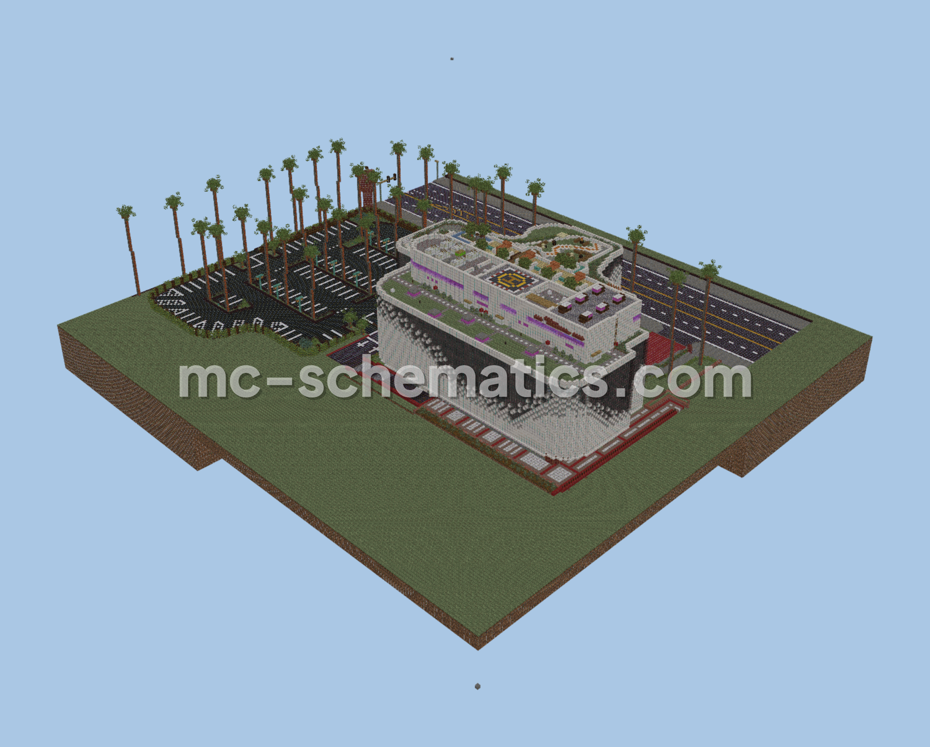 Diamond Casino GTA5 Heist Build Minecraft schematic preview