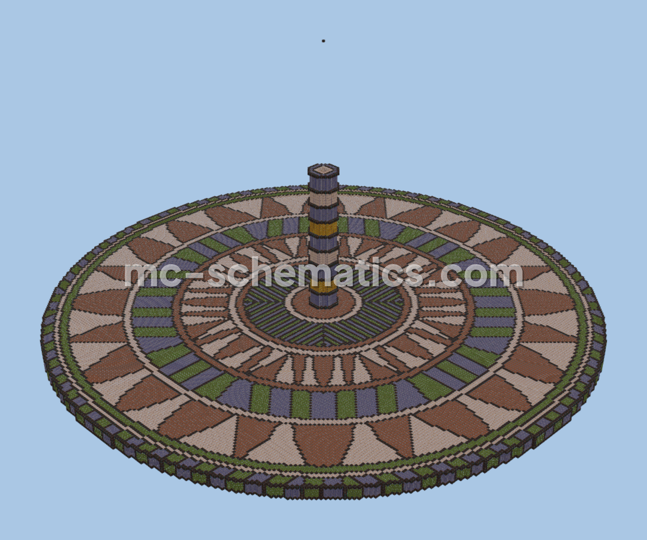 Dragon Ball Tournament of Power Base Minecraft schematic preview