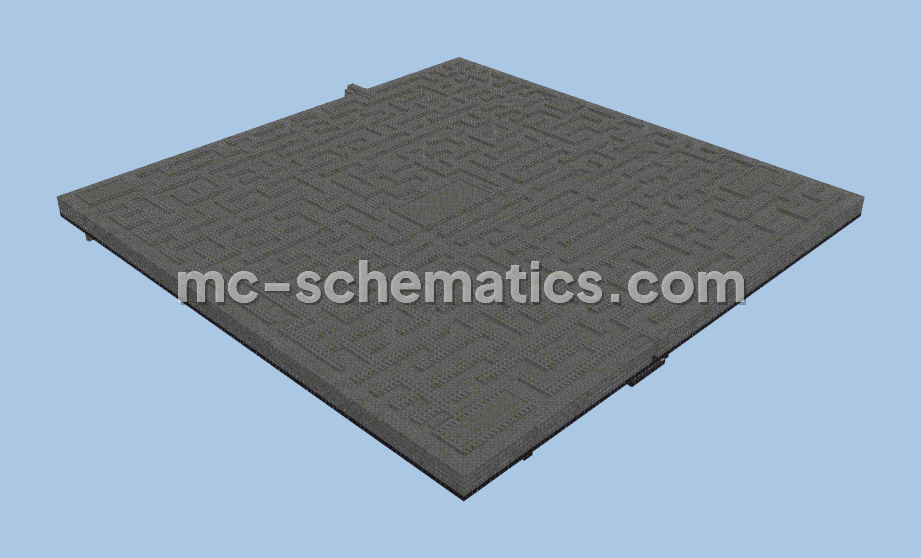 Dungeon Maze Challenge Minecraft schematic preview