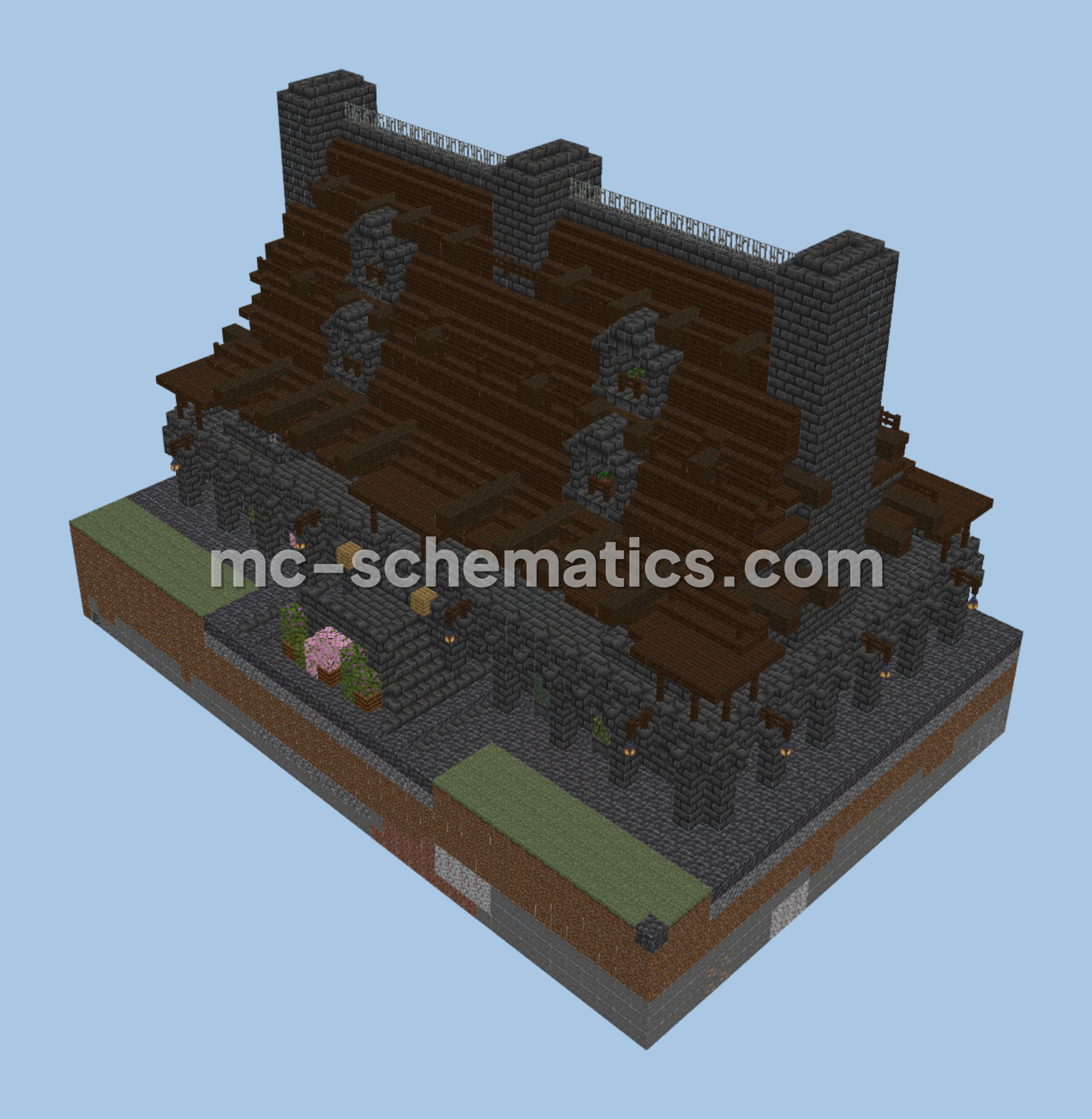 Dwarf Magician's Factory Build Minecraft schematic preview