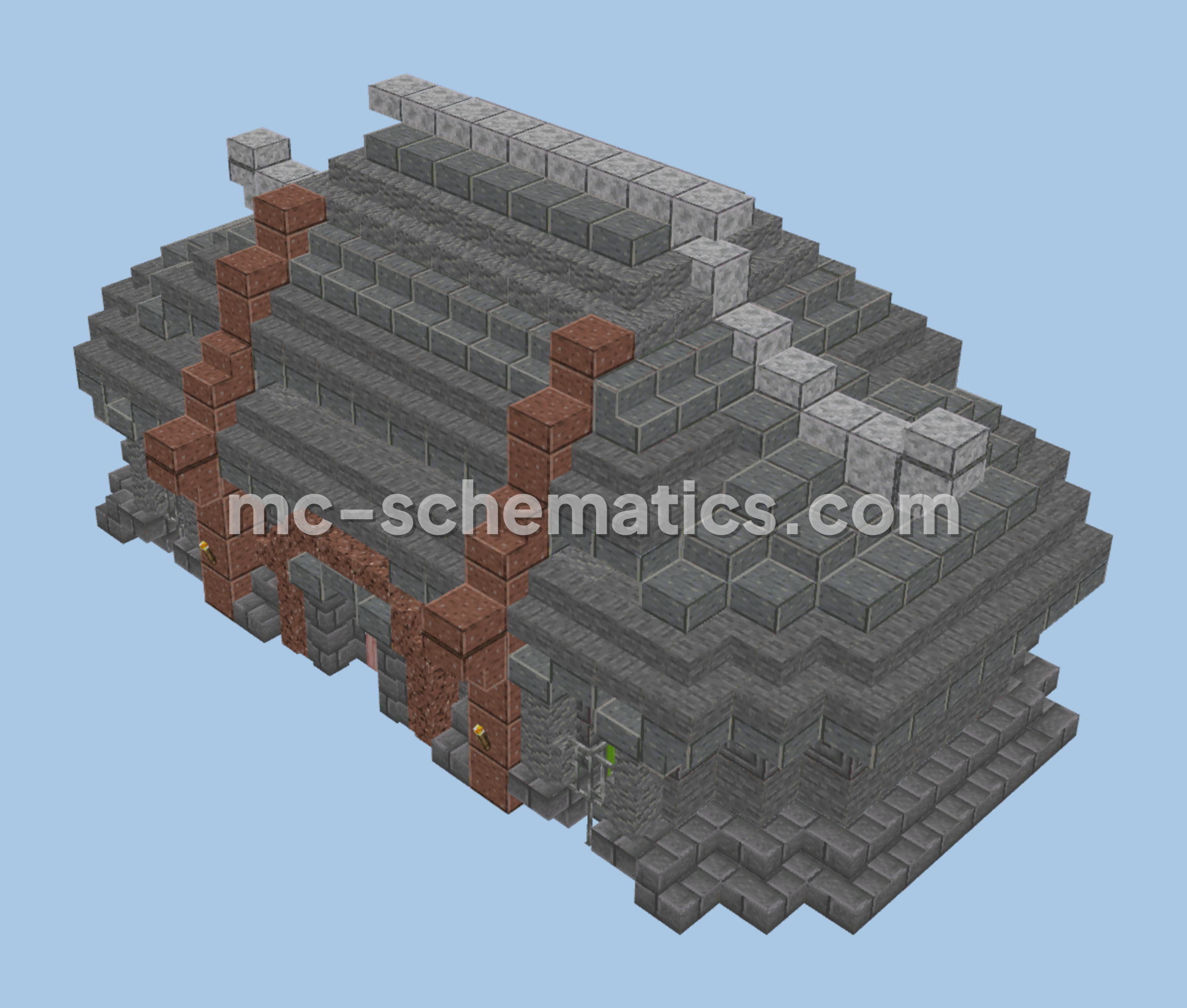 Dwarven Starter Home Minecraft schematic preview