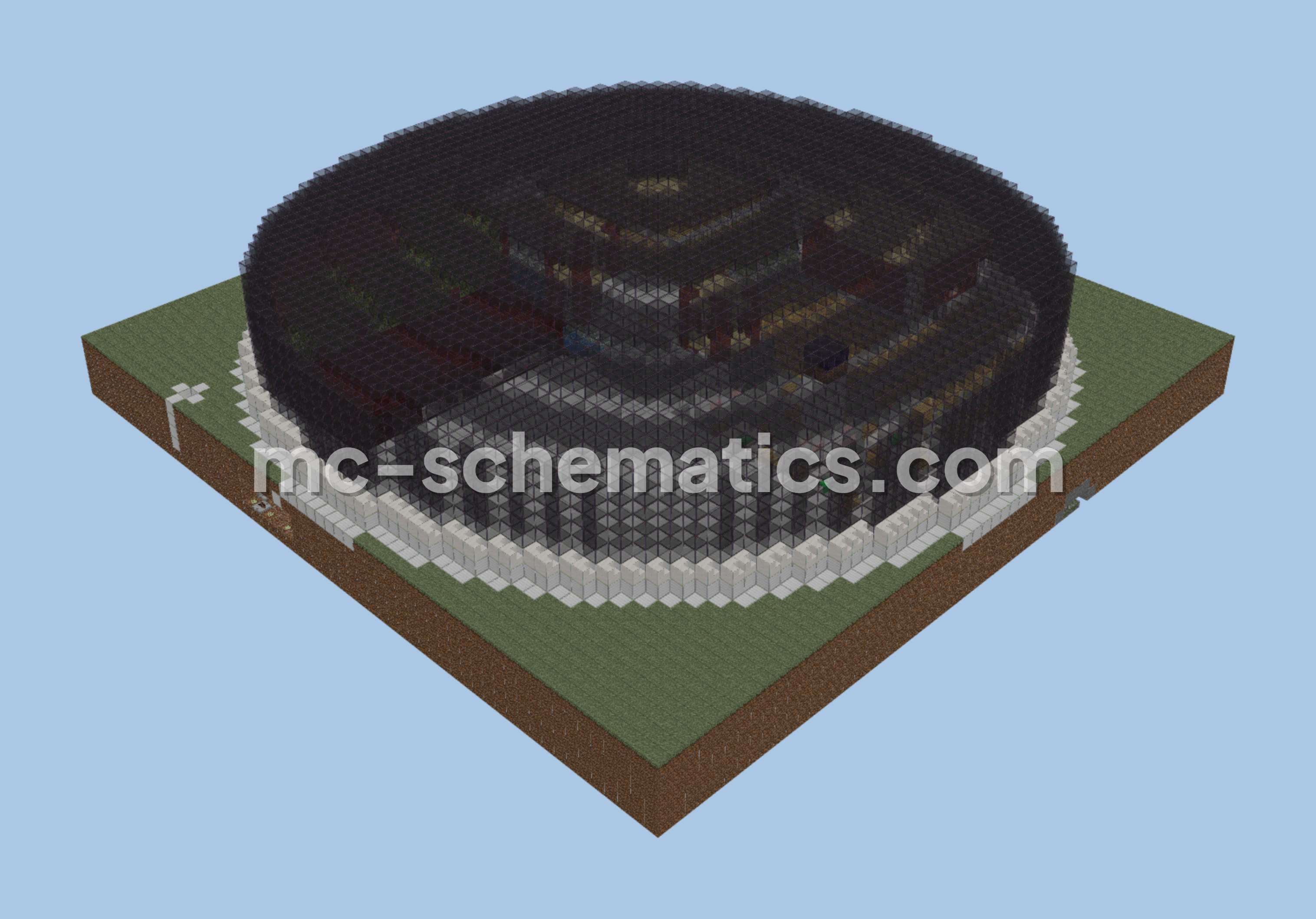 Dystopian Arbonville City Build Minecraft schematic preview