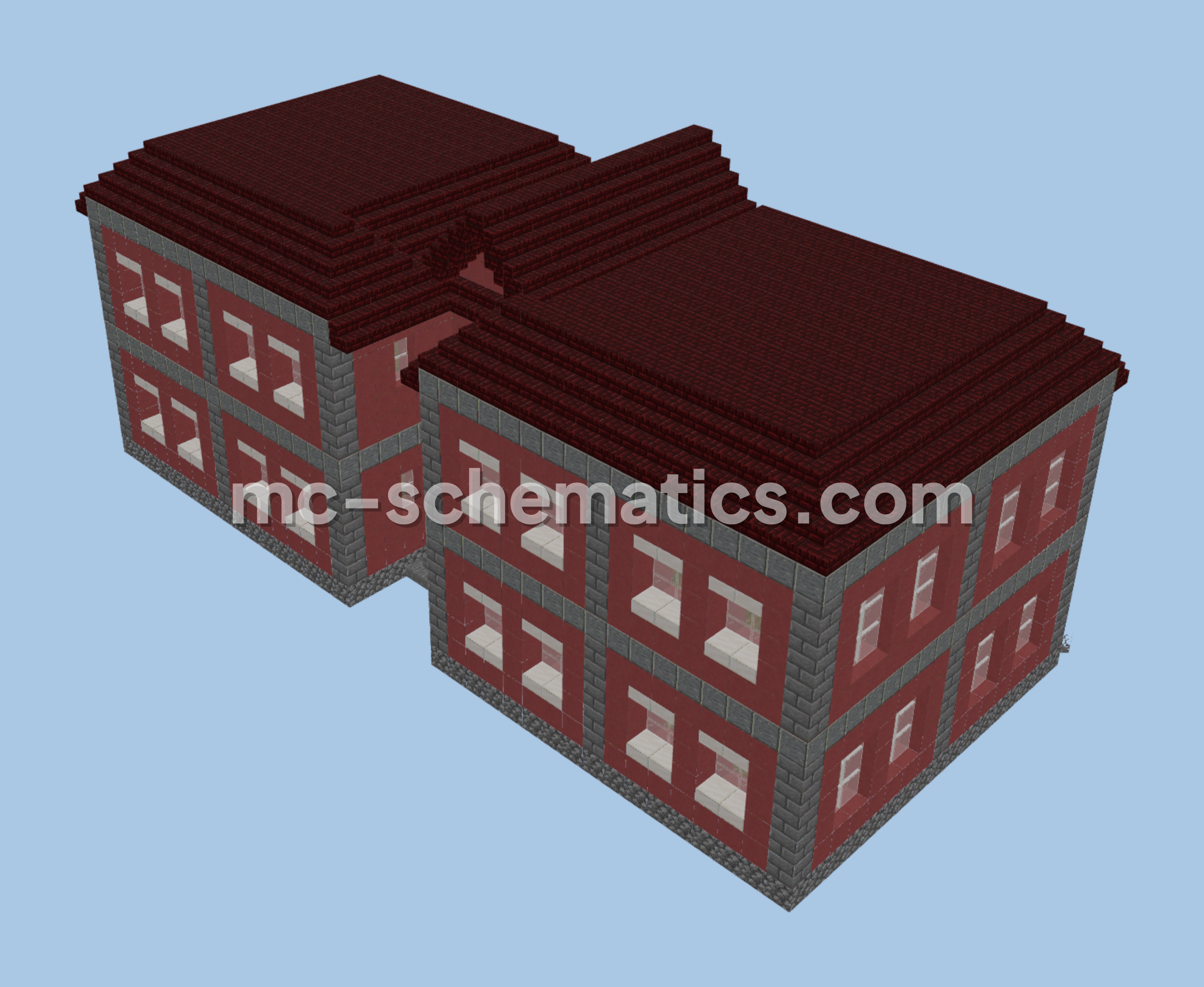 Early 20th Century Schoolhouse Minecraft schematic preview
