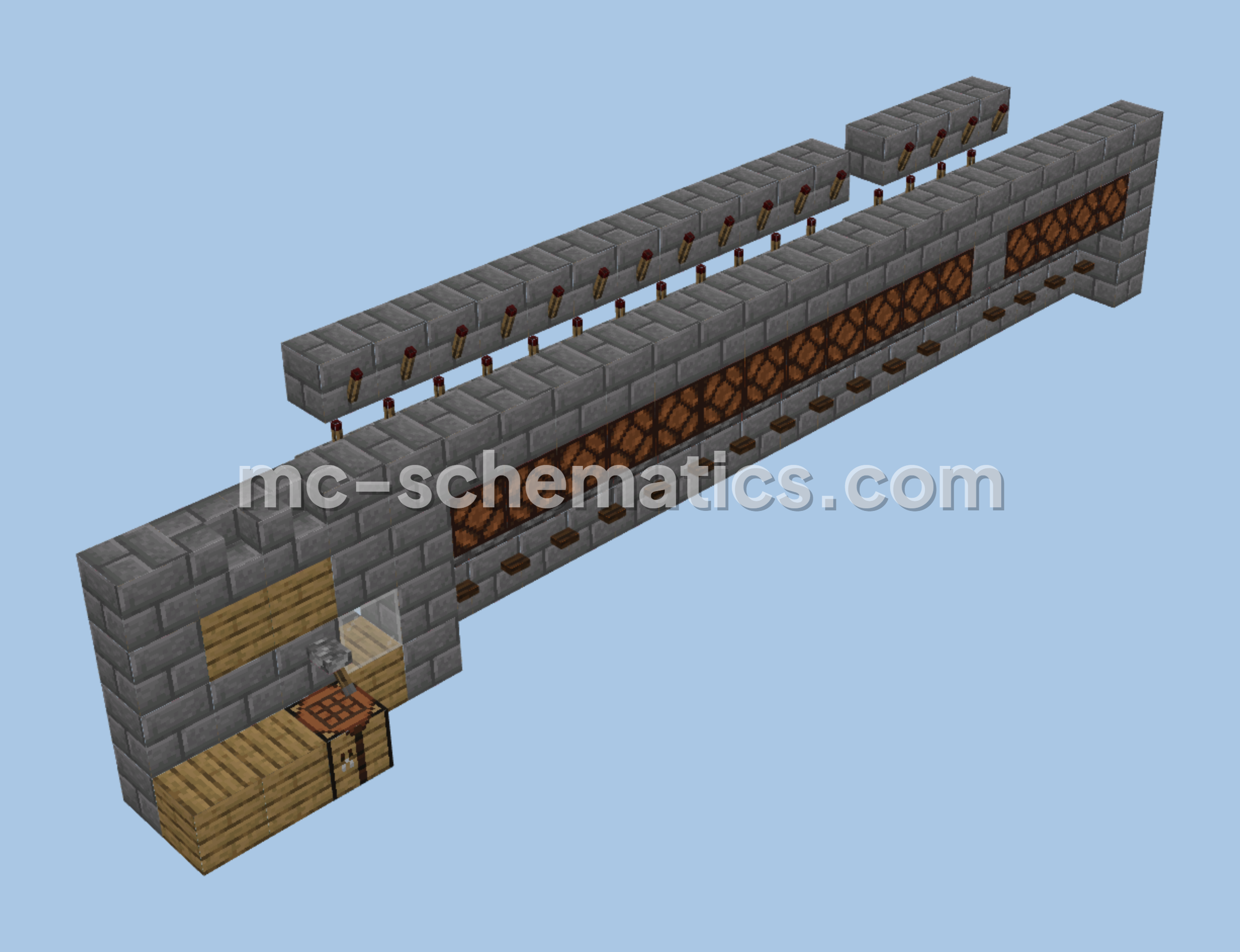 Simple Brewing Station Farm Minecraft schematic preview
