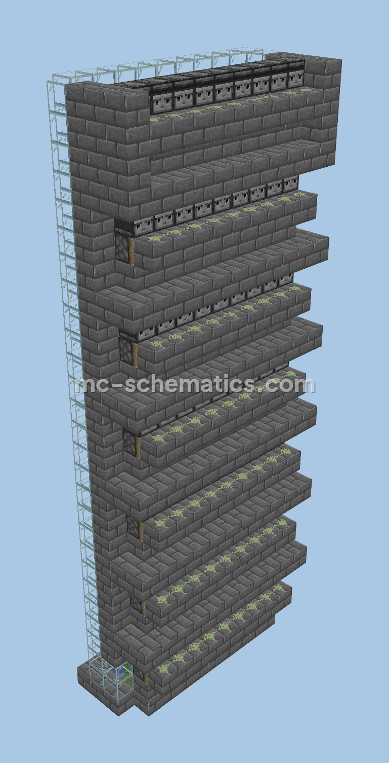 Easy Sugarcane Farm Minecraft schematic