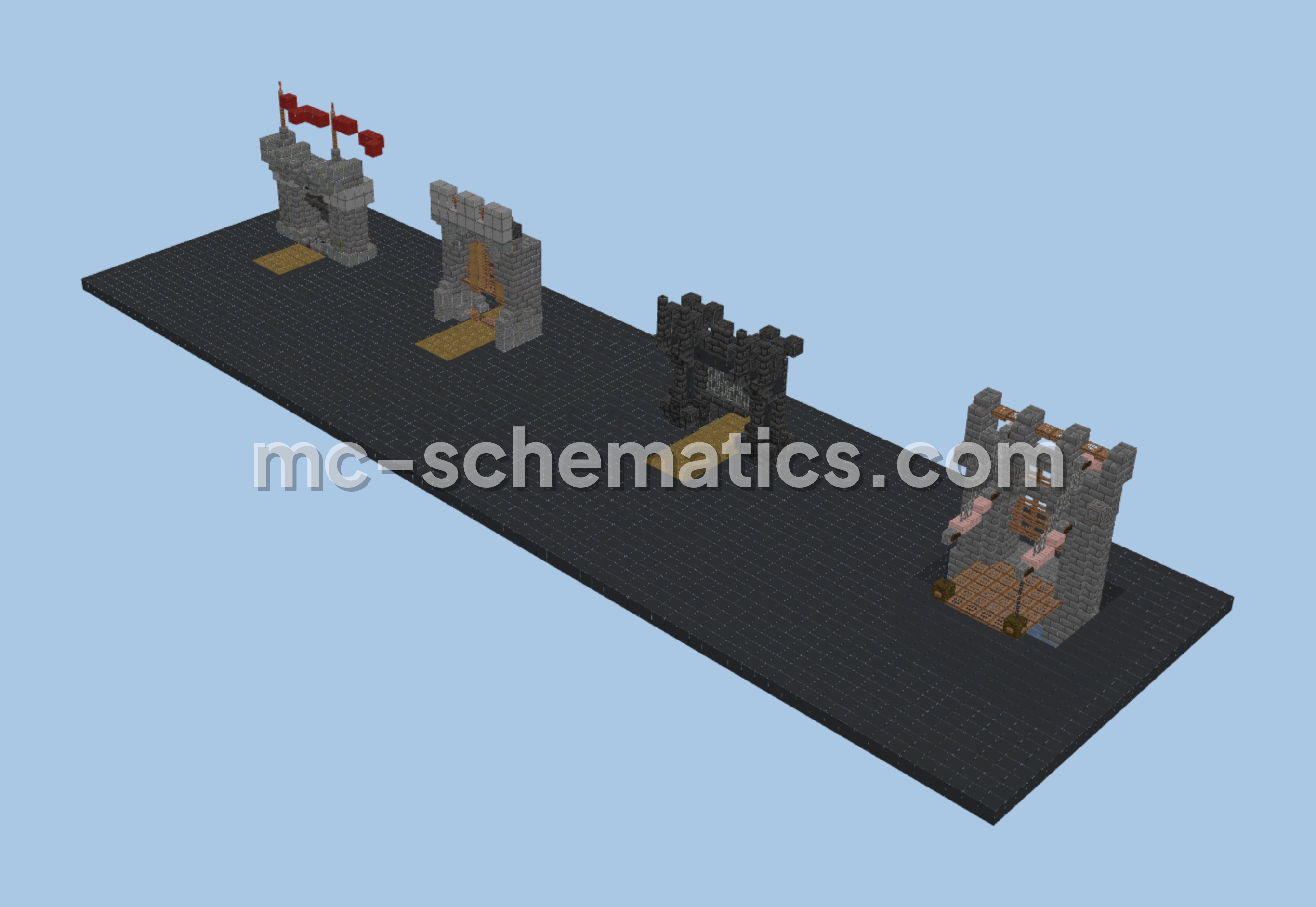 Easygates Small Structure Minecraft schematic preview