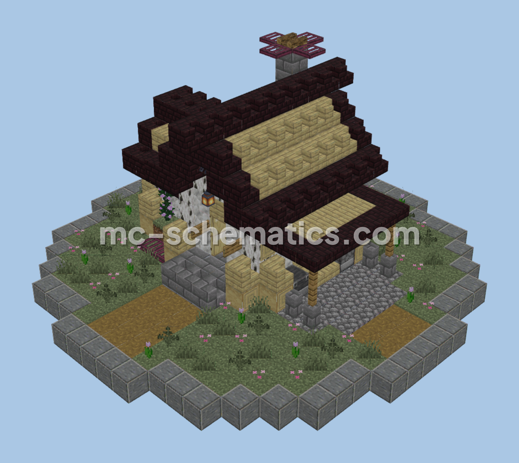 Eco SMP Mini House Minecraft schematic preview