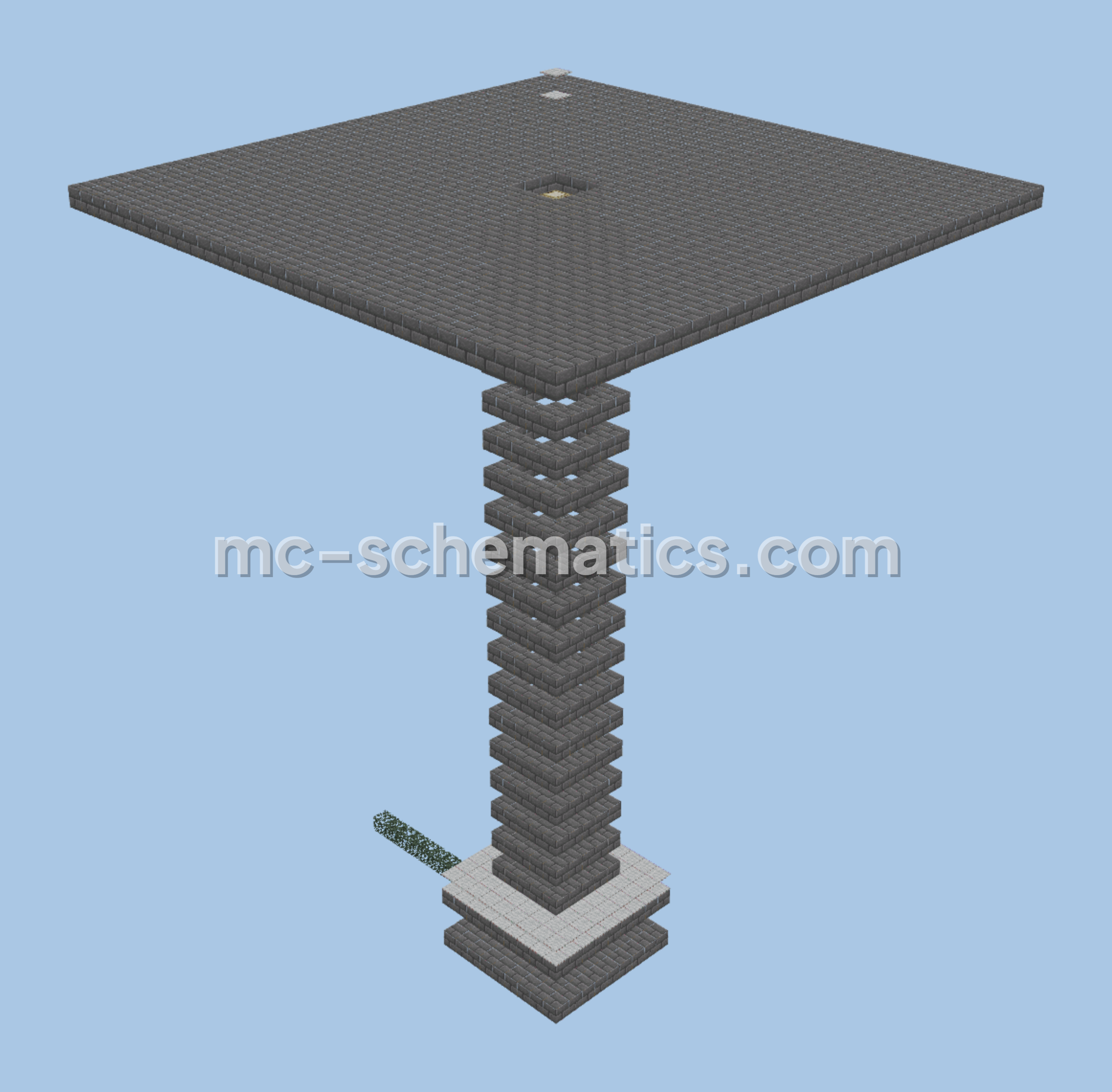 Efficient Enderman Farm Design Minecraft schematic preview
