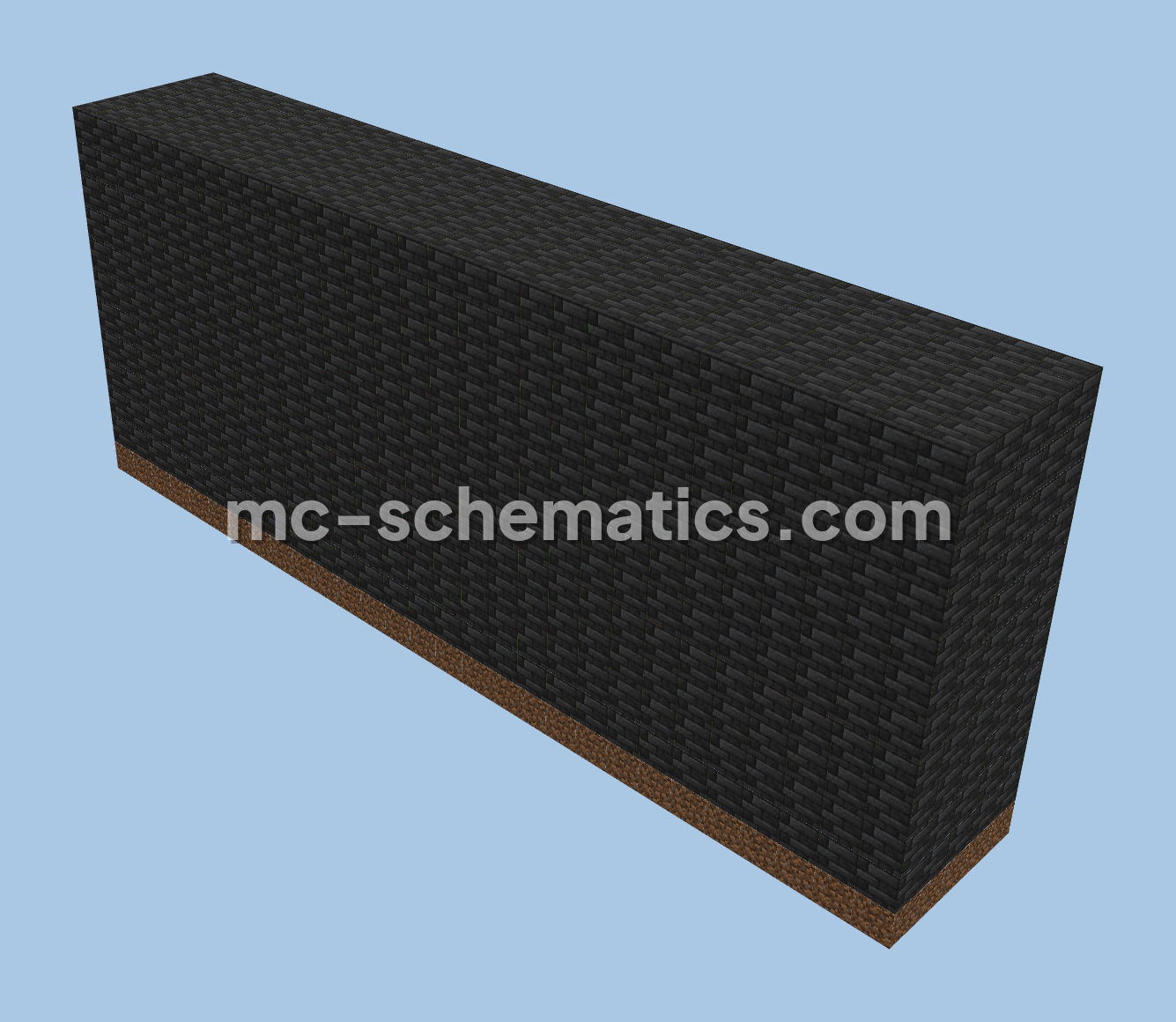 Efficient Thin Bamboo Farm Minecraft schematic preview